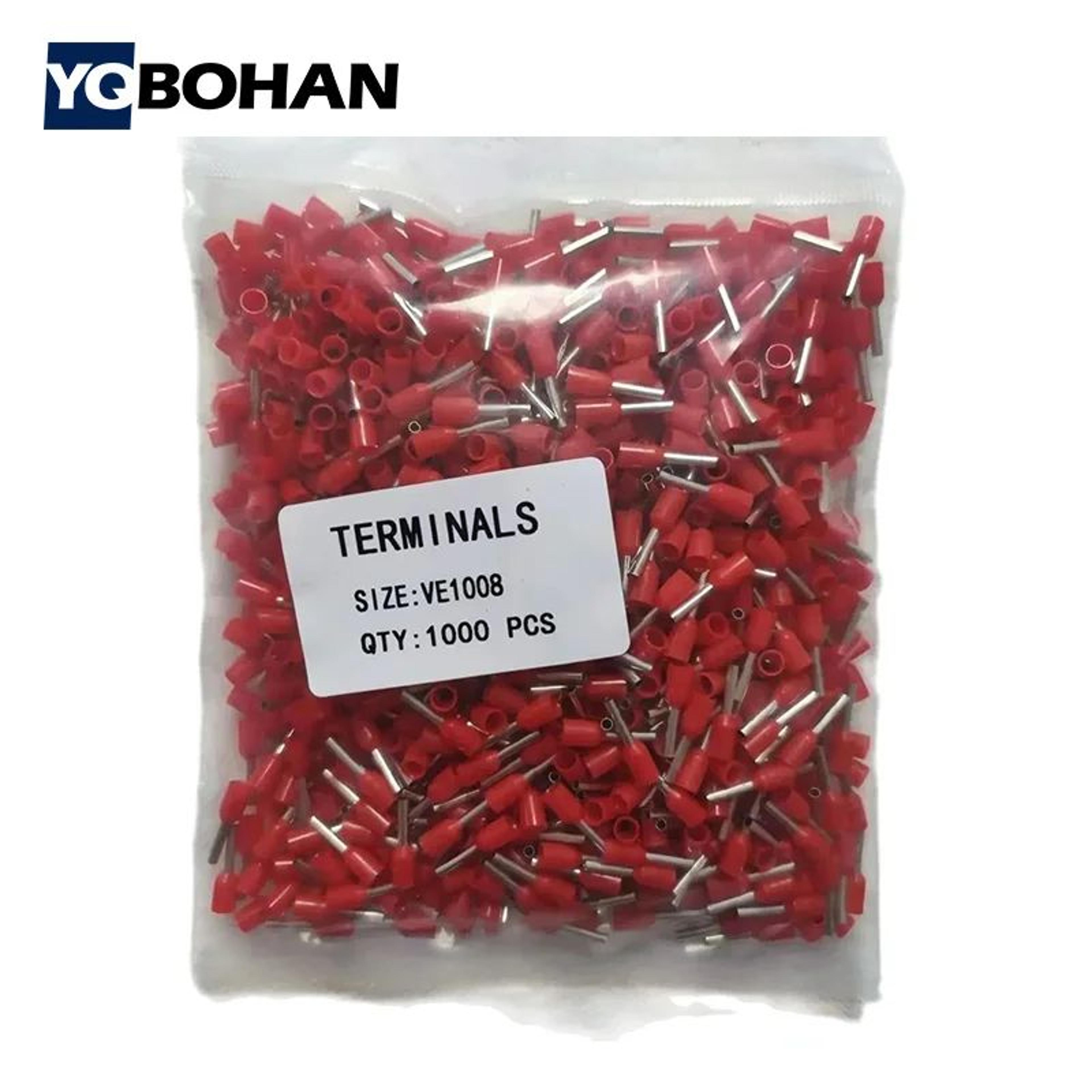 1000pcs Insulated Wire Ferrules Assortment E0508E2508 Cord End Terminals Wire Ferrule Kit 3