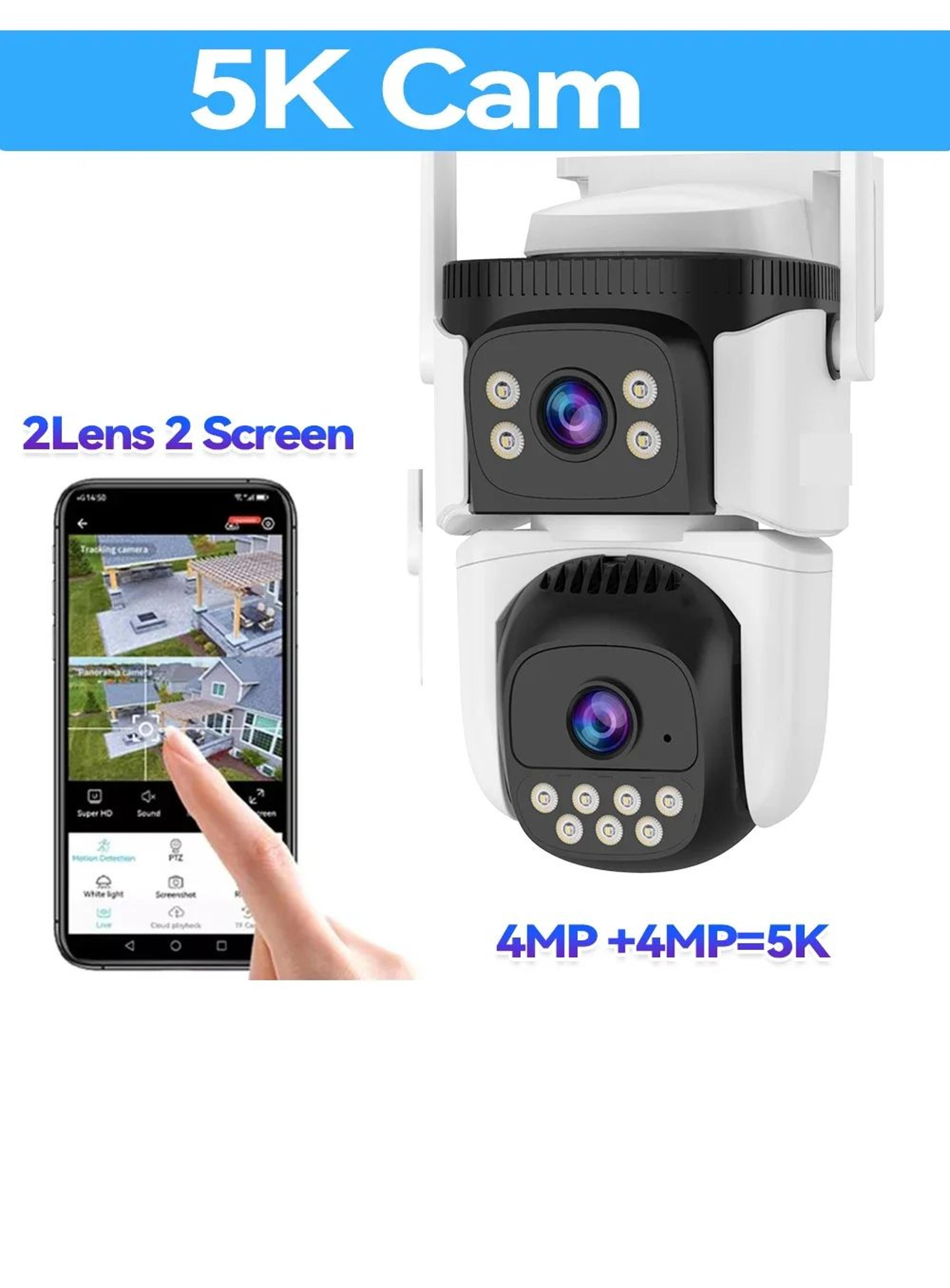 UltraGuard 10K UHD Outdoor WiFi6 PTZ Surveillance Camera  20MP Outdoor WiFi6 Security Camera With 1 6