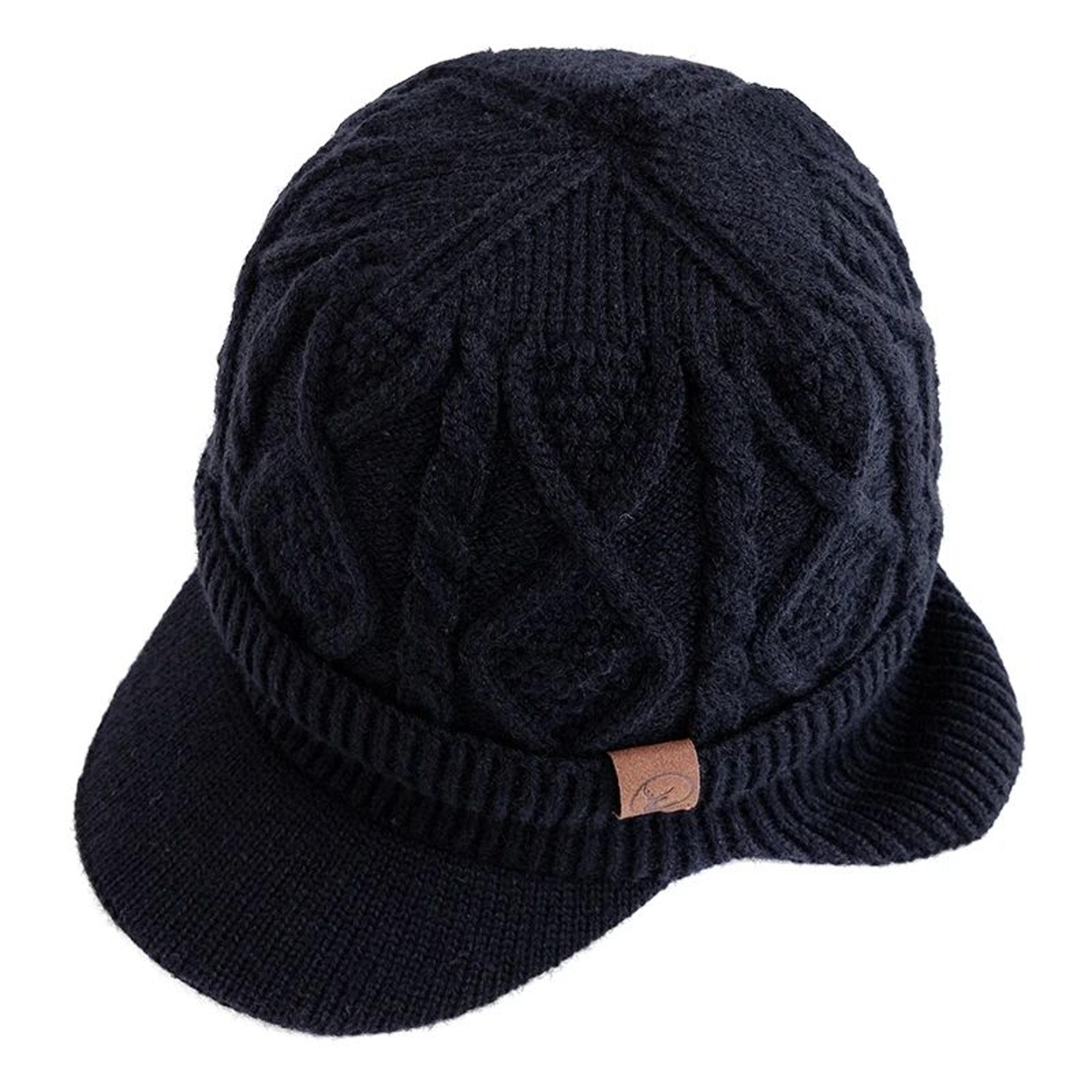 ArcticShield PlushLined Winter Hat With Ear Flaps  Unisex Thermal Knit Beanie For Outdoor Adventure 1
