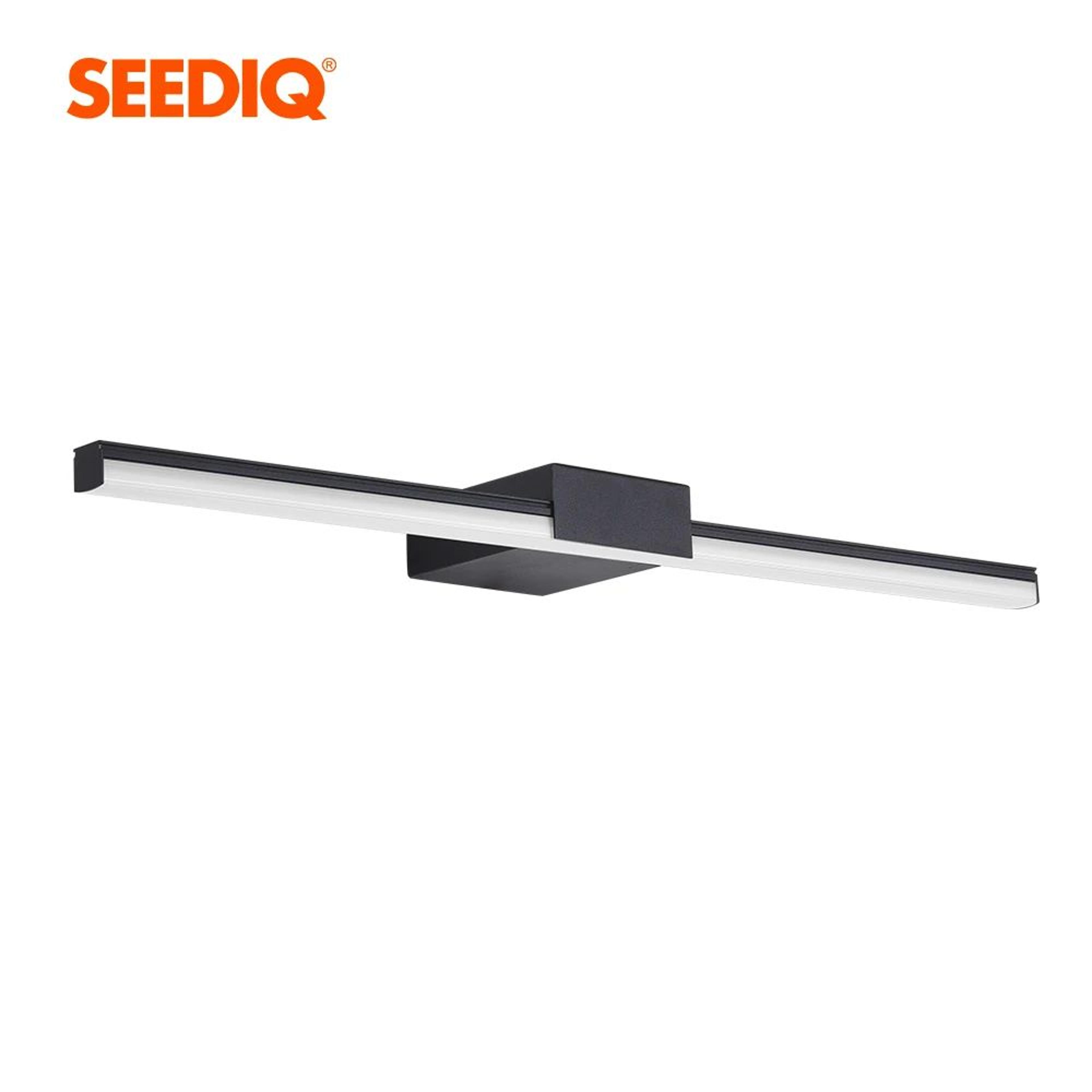 Modern Aluminum Bathroom Mirror Light  Sleek LED Vanity Light Wall Sconce BlackWhite 5