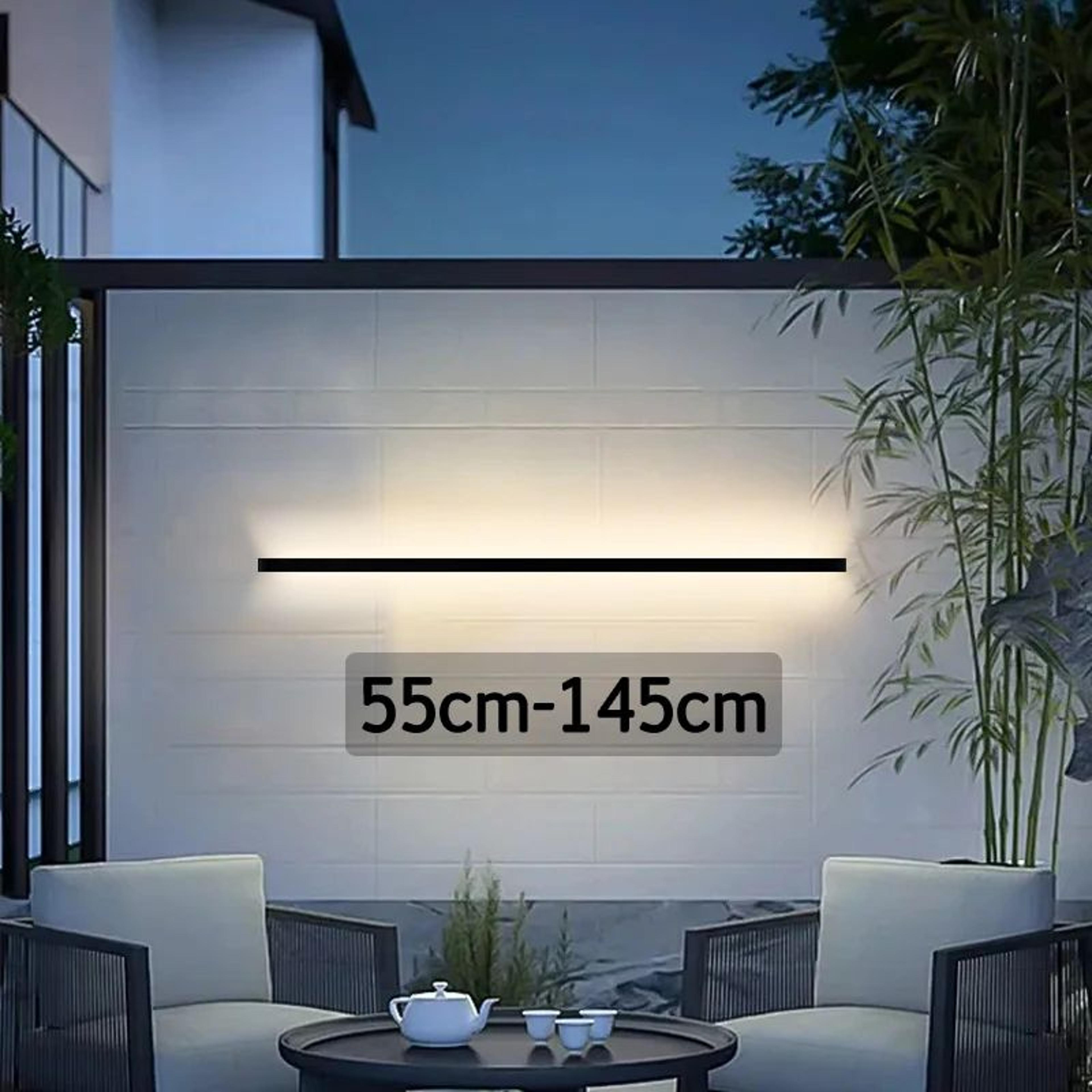 modern ip65 waterproof led wall light – outdoor long strip garden lamp