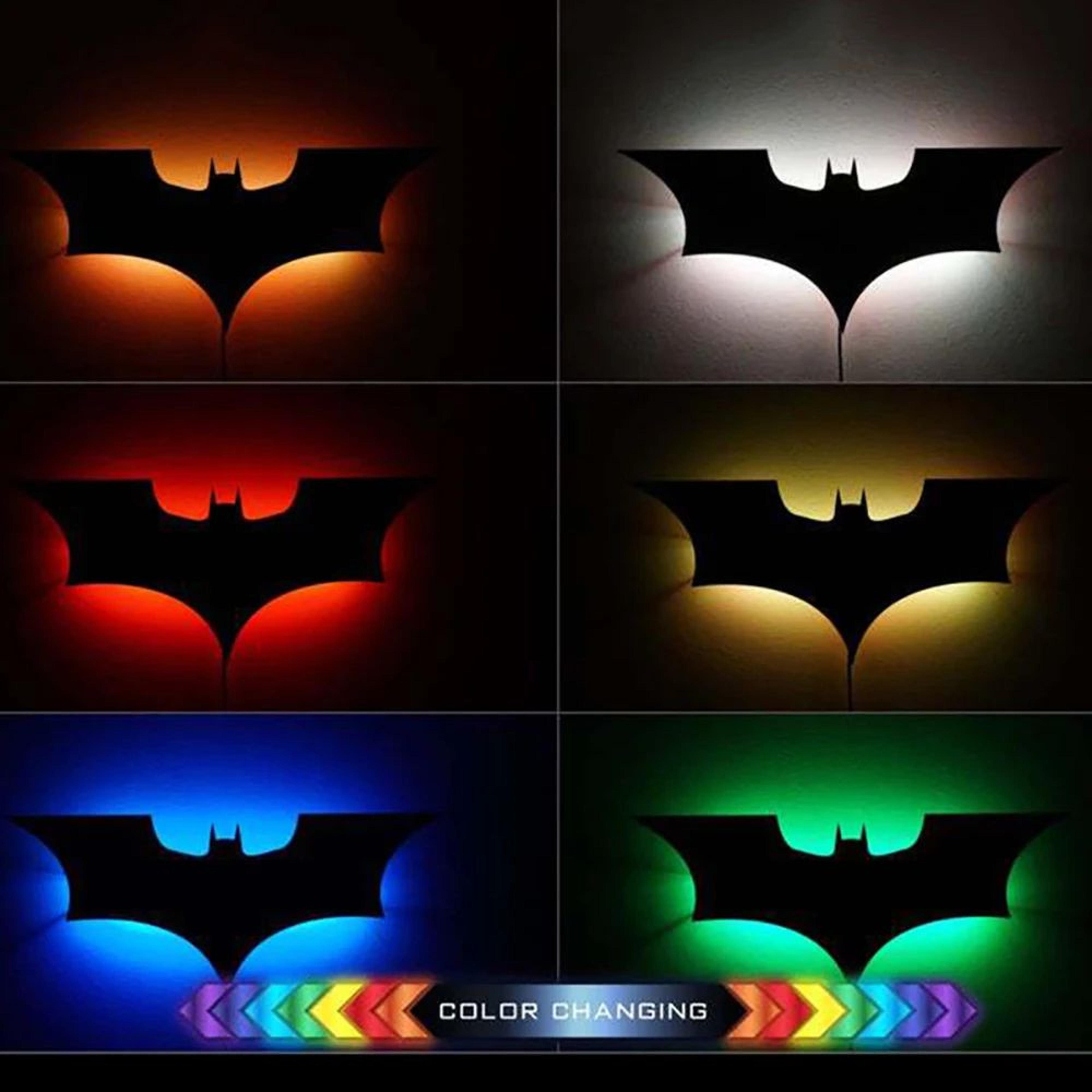 Modern Wooden LED Wall Lamp With Remote  16Color Dimmable Night Light 2
