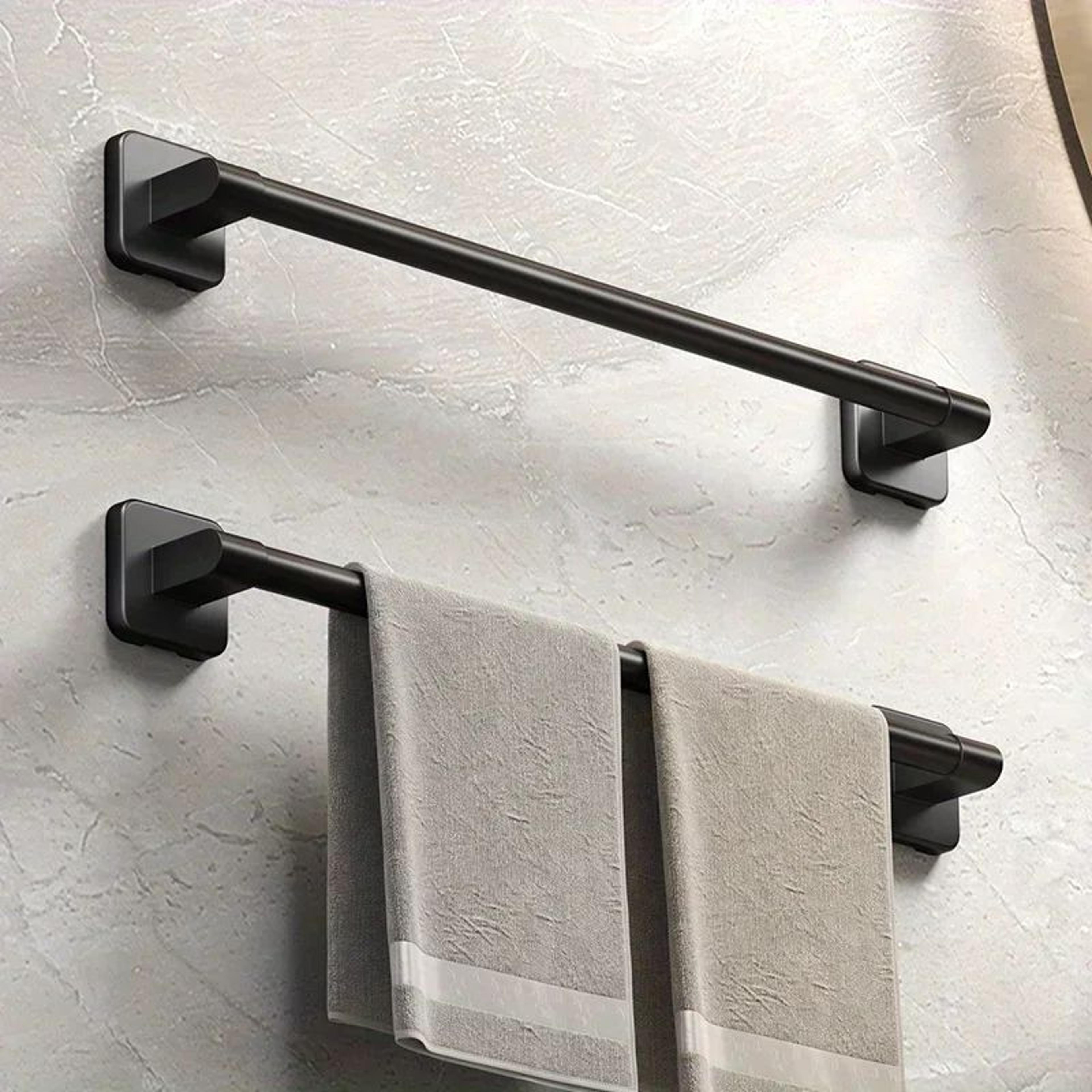 OvertheDoor Stainless Steel Towel Rack  SpaceSaving Bathroom  Kitchen Cabinet Organizer 5