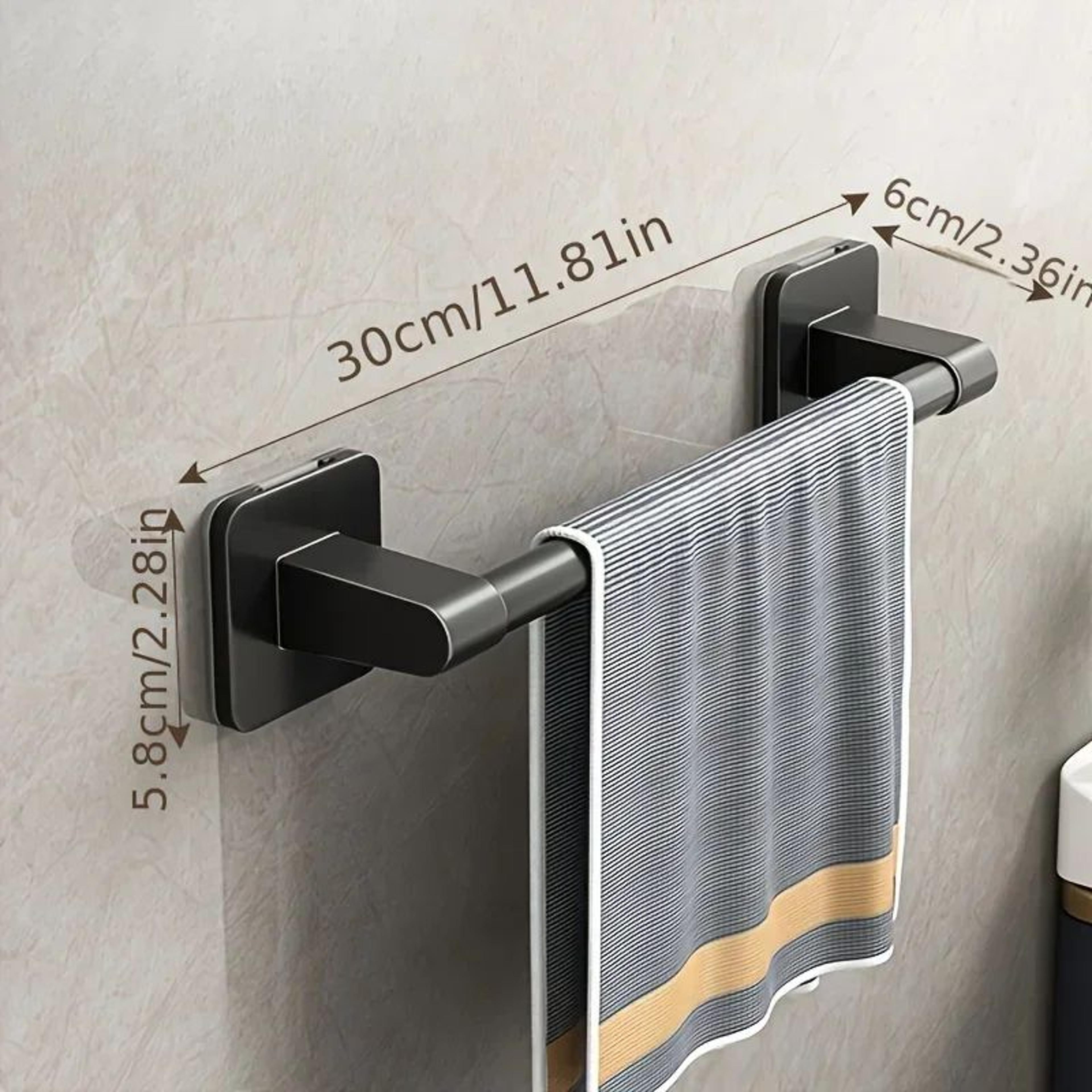 OvertheDoor Stainless Steel Towel Rack  SpaceSaving Bathroom  Kitchen Cabinet Organizer 6