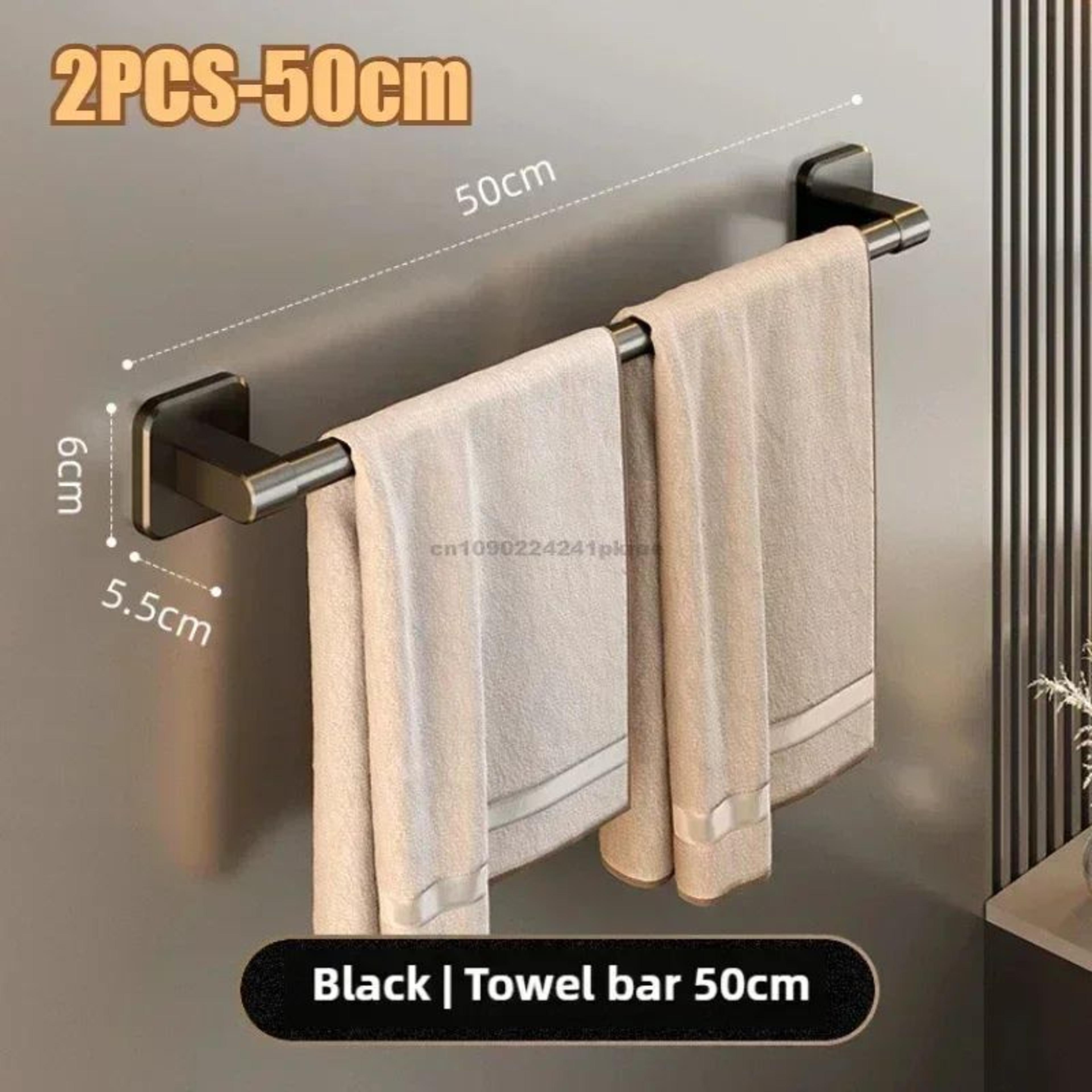 OvertheDoor Stainless Steel Towel Rack  SpaceSaving Bathroom  Kitchen Cabinet Organizer 10