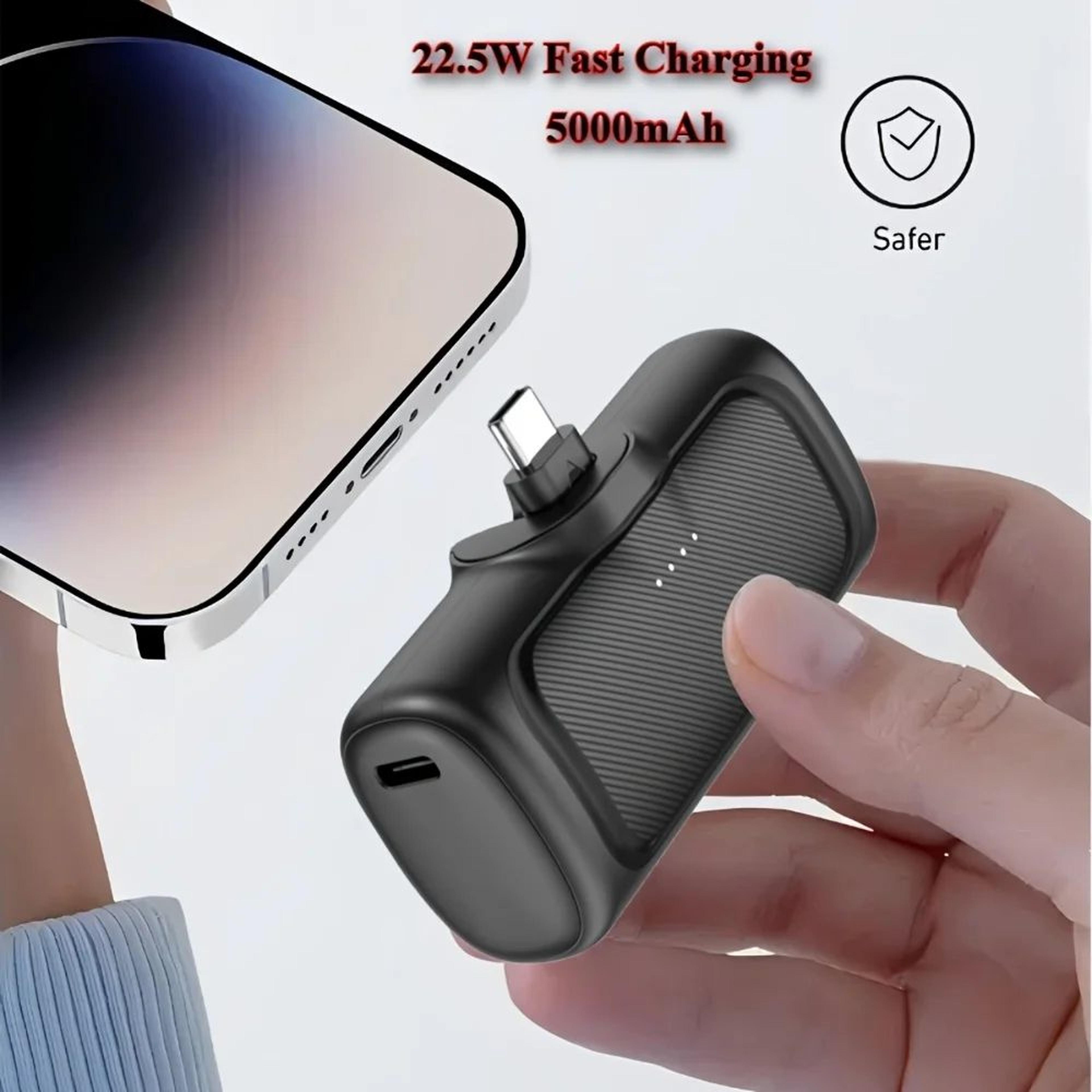 Pocket 225W Mini Portable Charger 5000mAh USBC Power Bank With Dual Power Mode 4