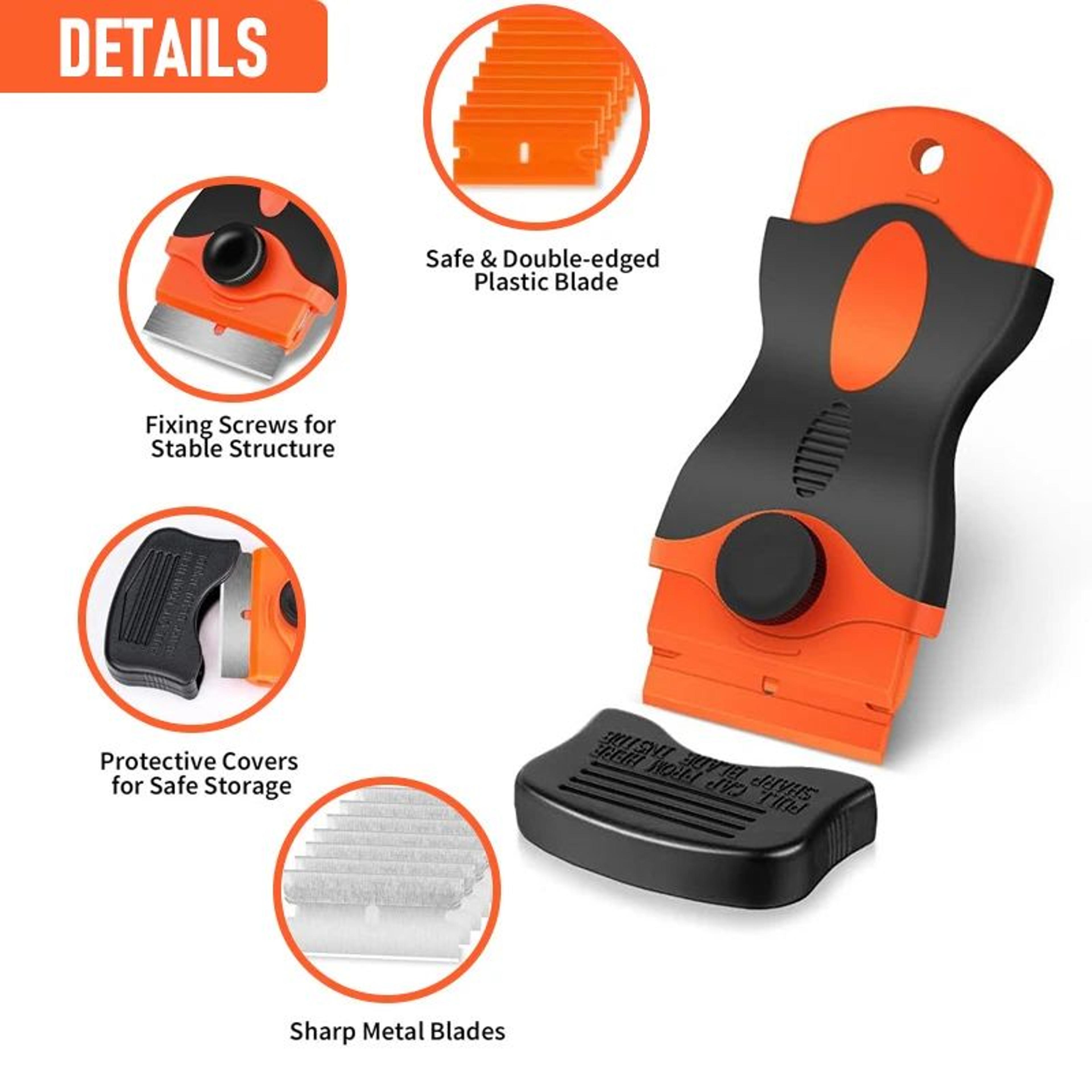 CrystalClear Pro Car Window Scraper  Sticker Remover Tool 1