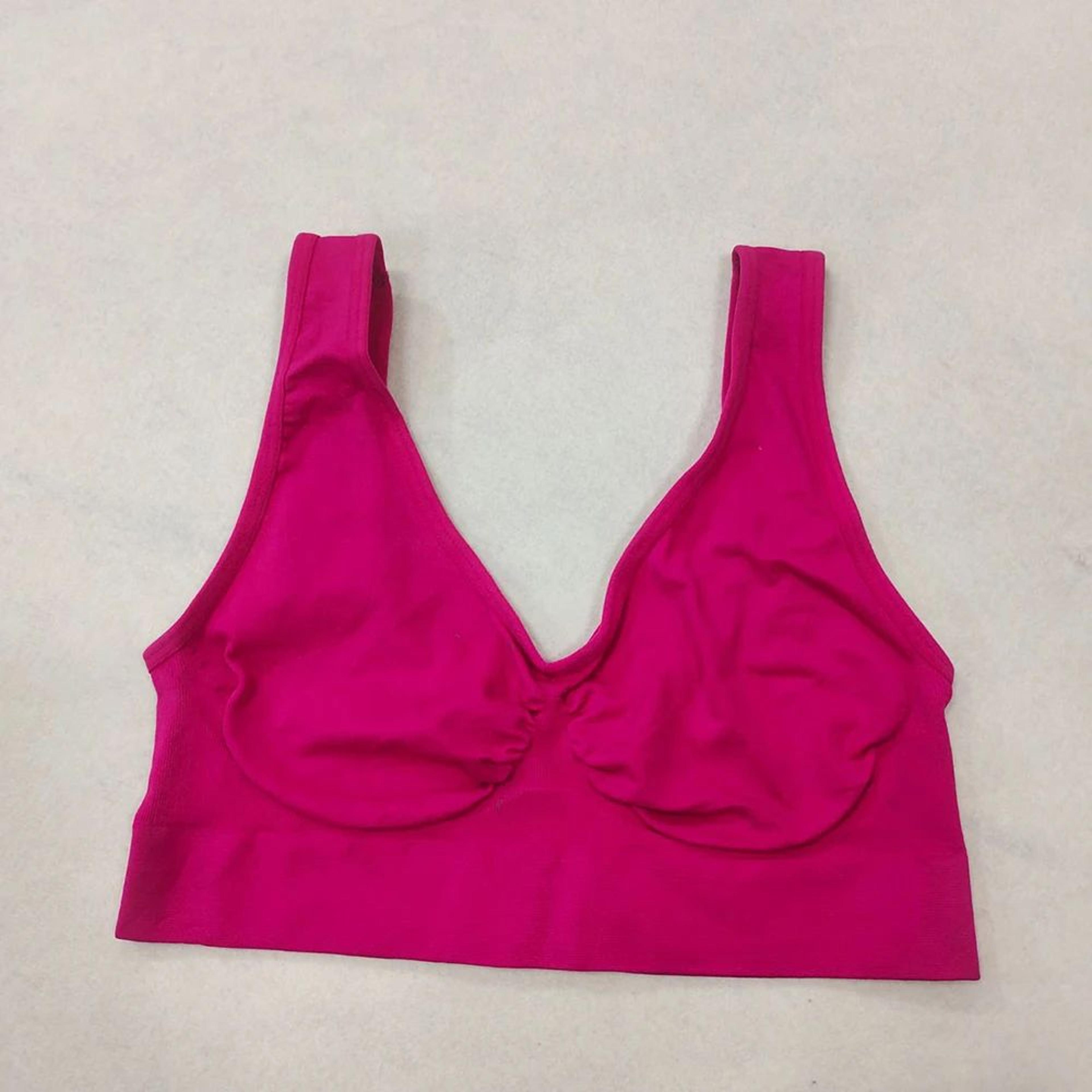 CloudSoft Wireless Sports Bra  Padless Sports Bra For Sleep  Yoga Plus Size 9