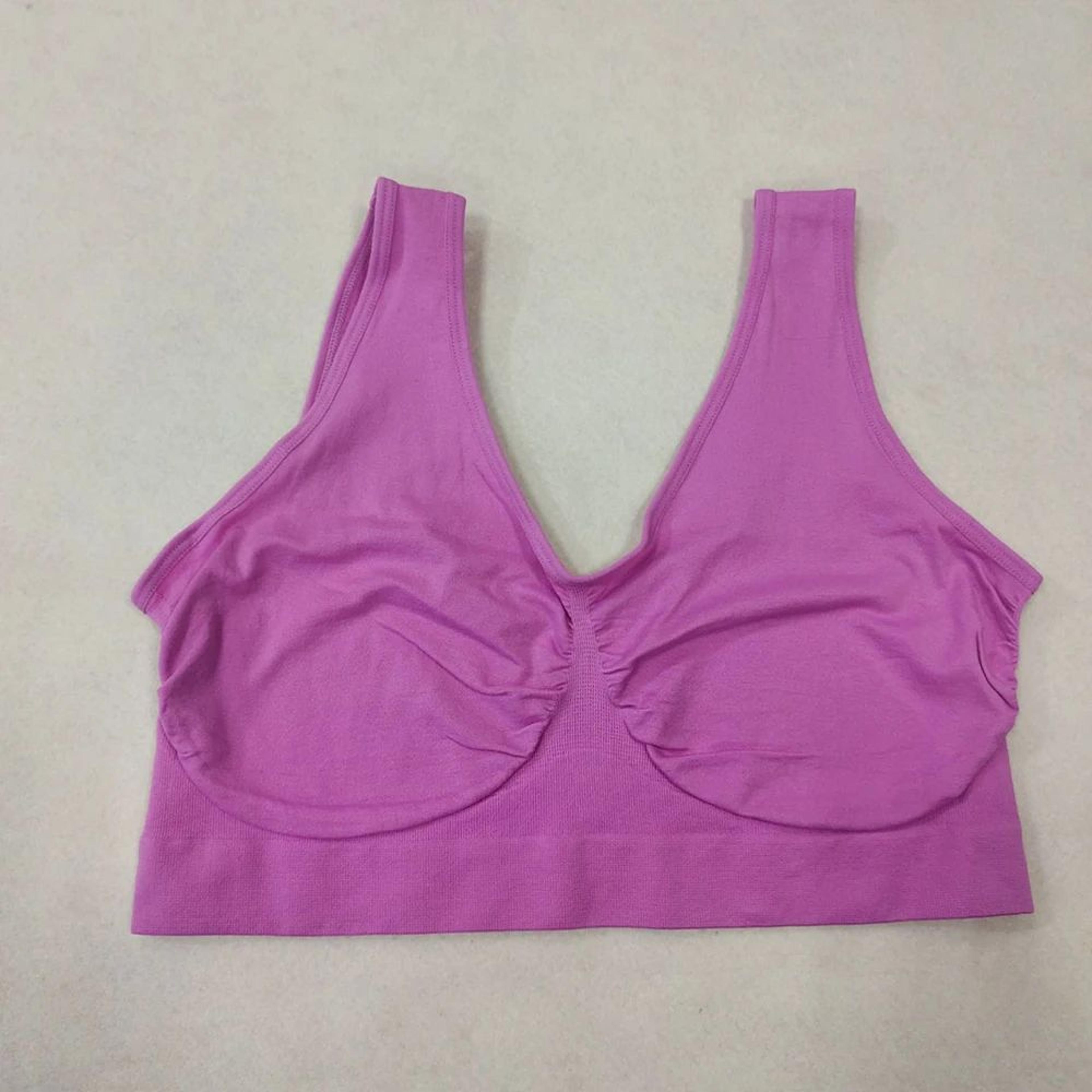 CloudSoft Wireless Sports Bra  Padless Sports Bra For Sleep  Yoga Plus Size 11