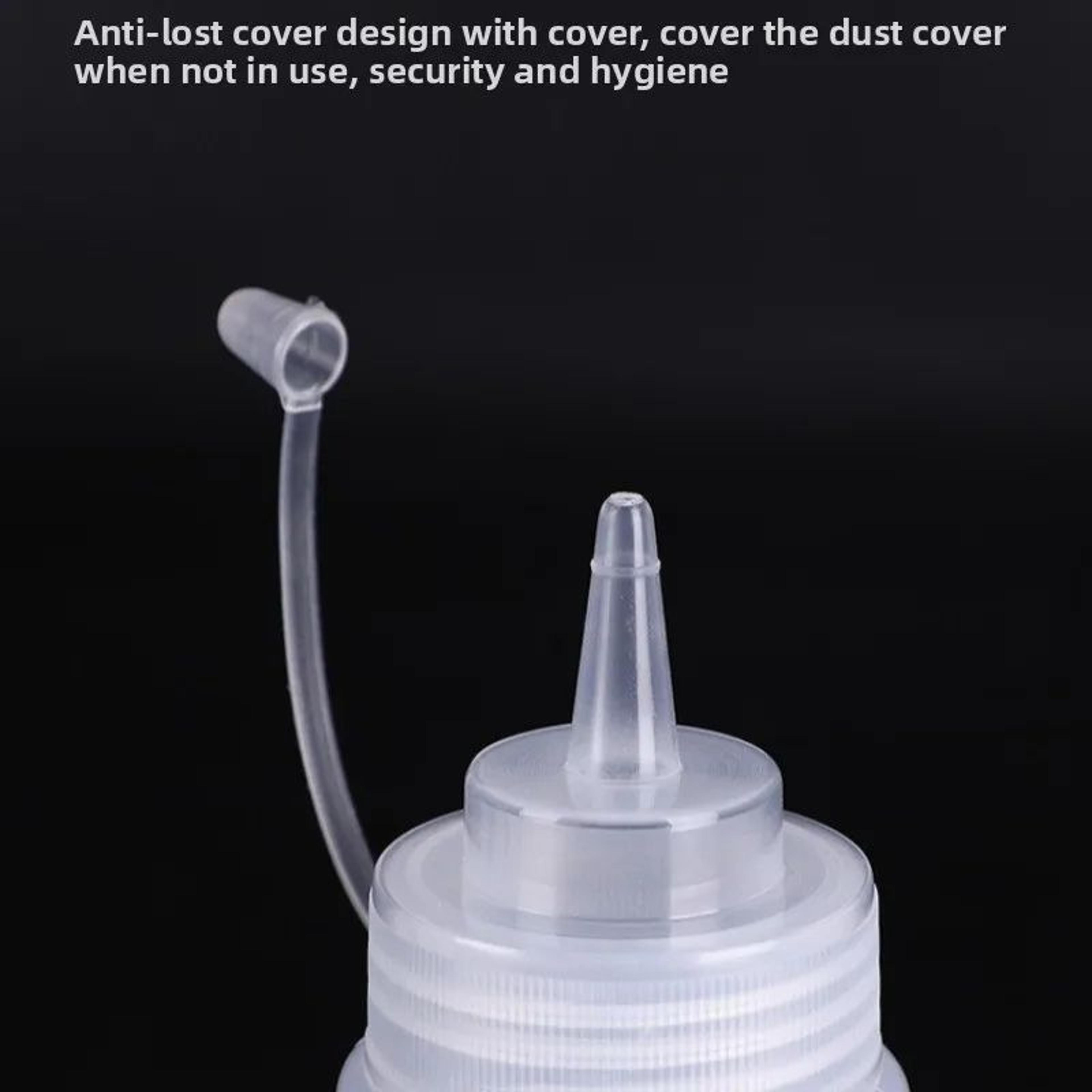 Leakproof Travel Squeeze Bottle Set  Refillable Silicone Toiletry  Sauce Dispensers 3