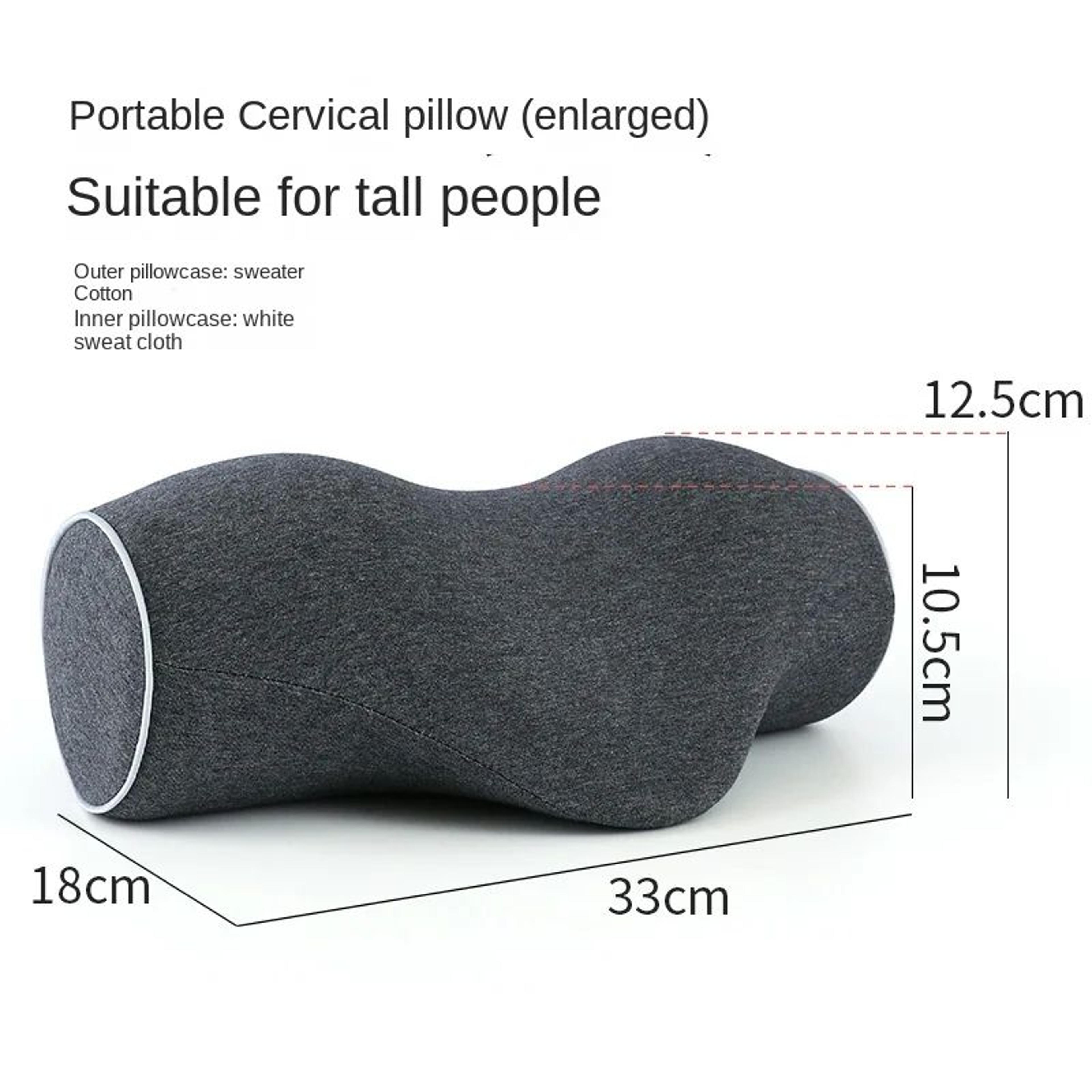 ErgoRelief Cervical Neck Traction Pillow For Spinal Alignment  Pain Relief 5