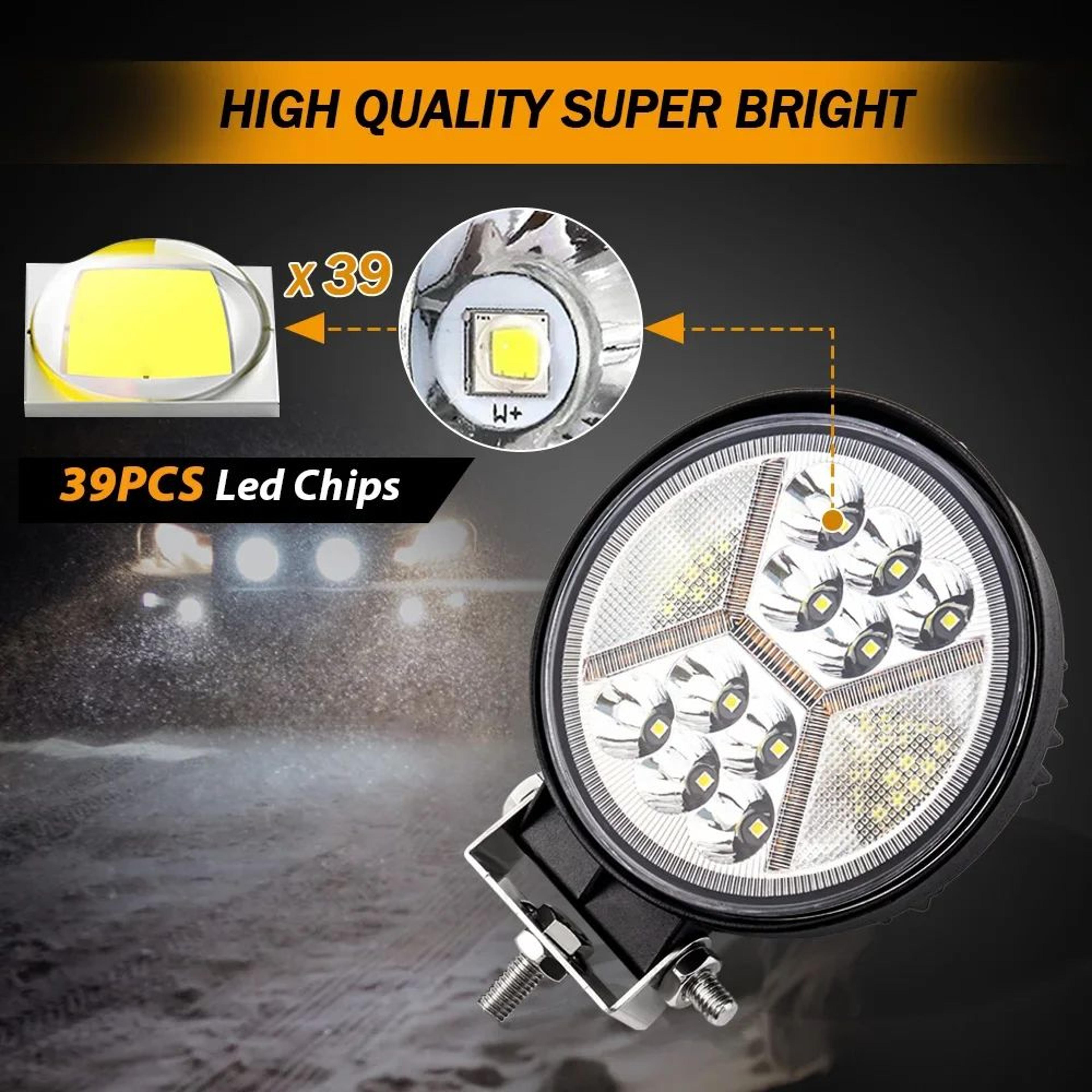 HighPerformance 4Inch LED Work Light Bar  Spot  Flood Offroad Driving Light 2