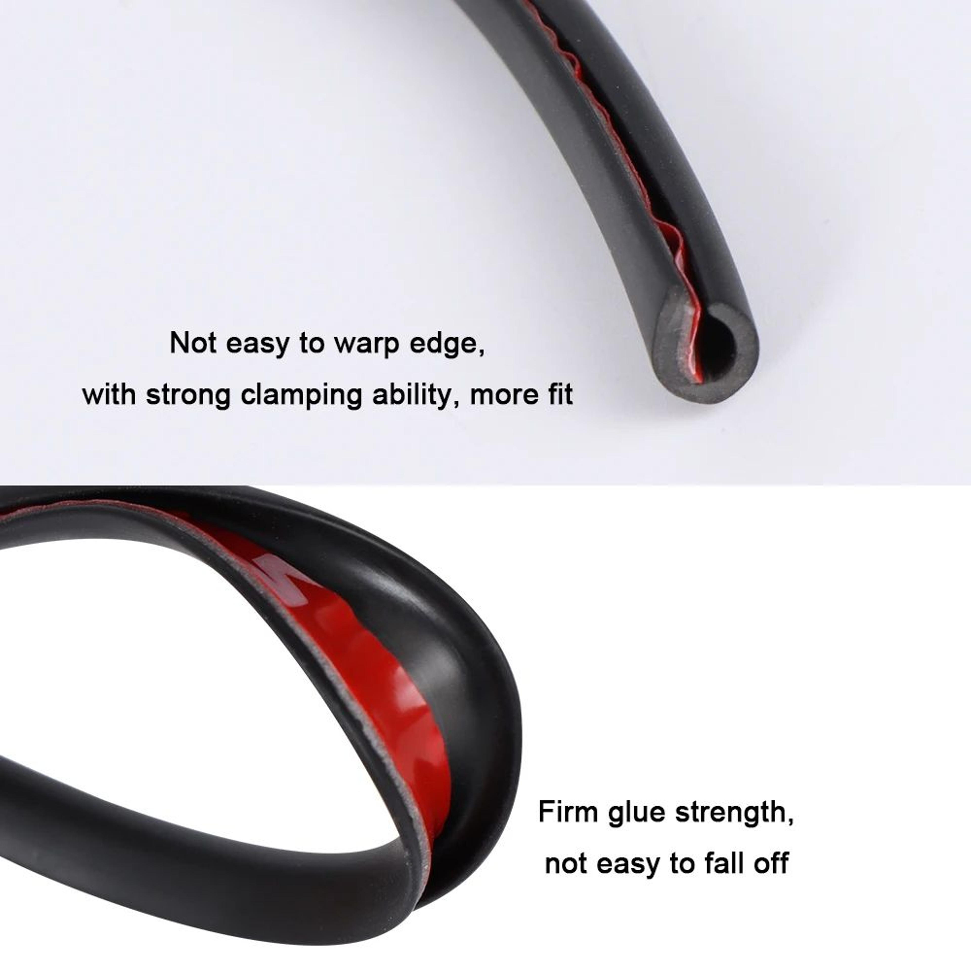 Universal Car Door Edge Protector  UShape AntiCollision Guard Strip 5