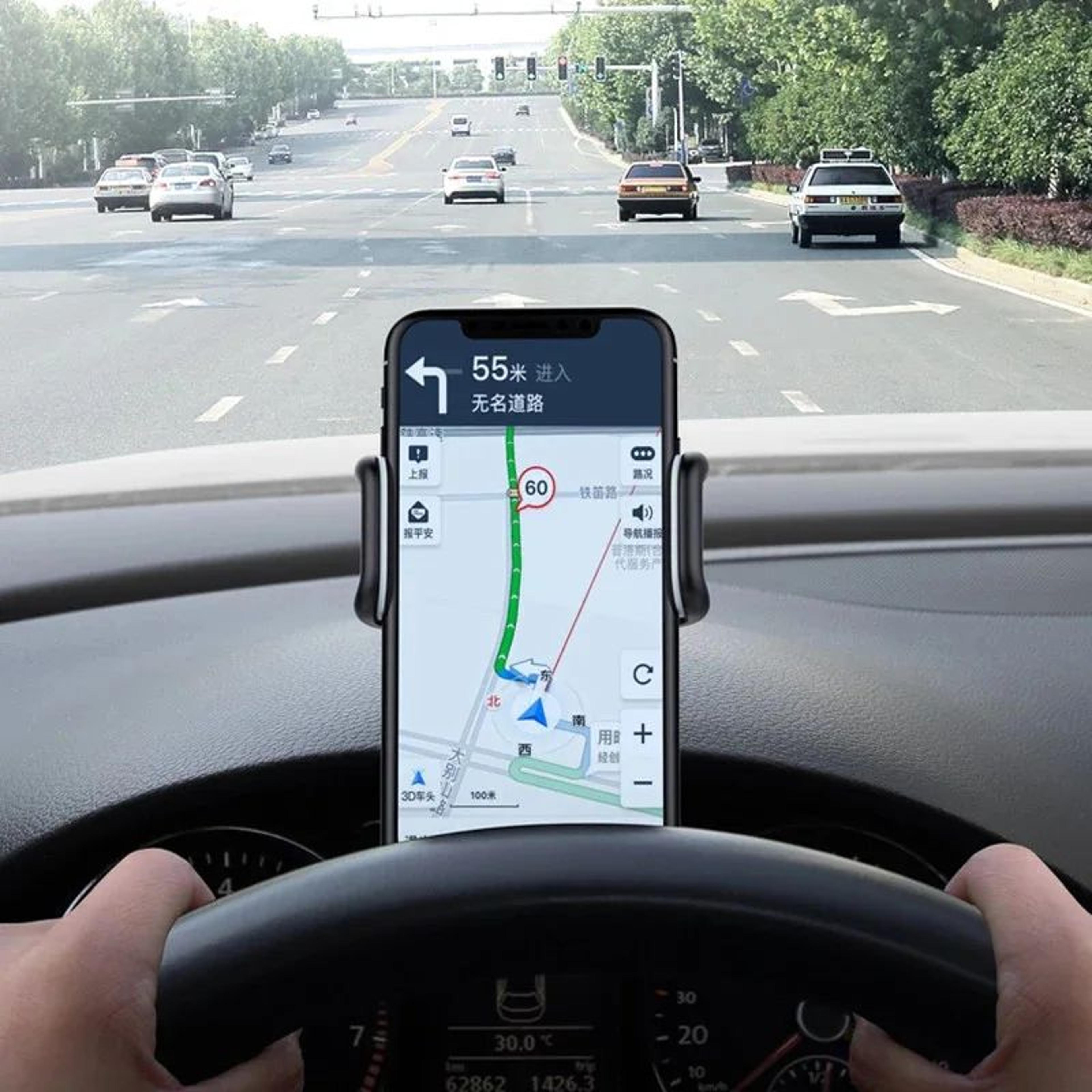 360 Rotating Universal Car Phone Holder  Secure Dashboard Phone Mount For HandsFree Driving 4