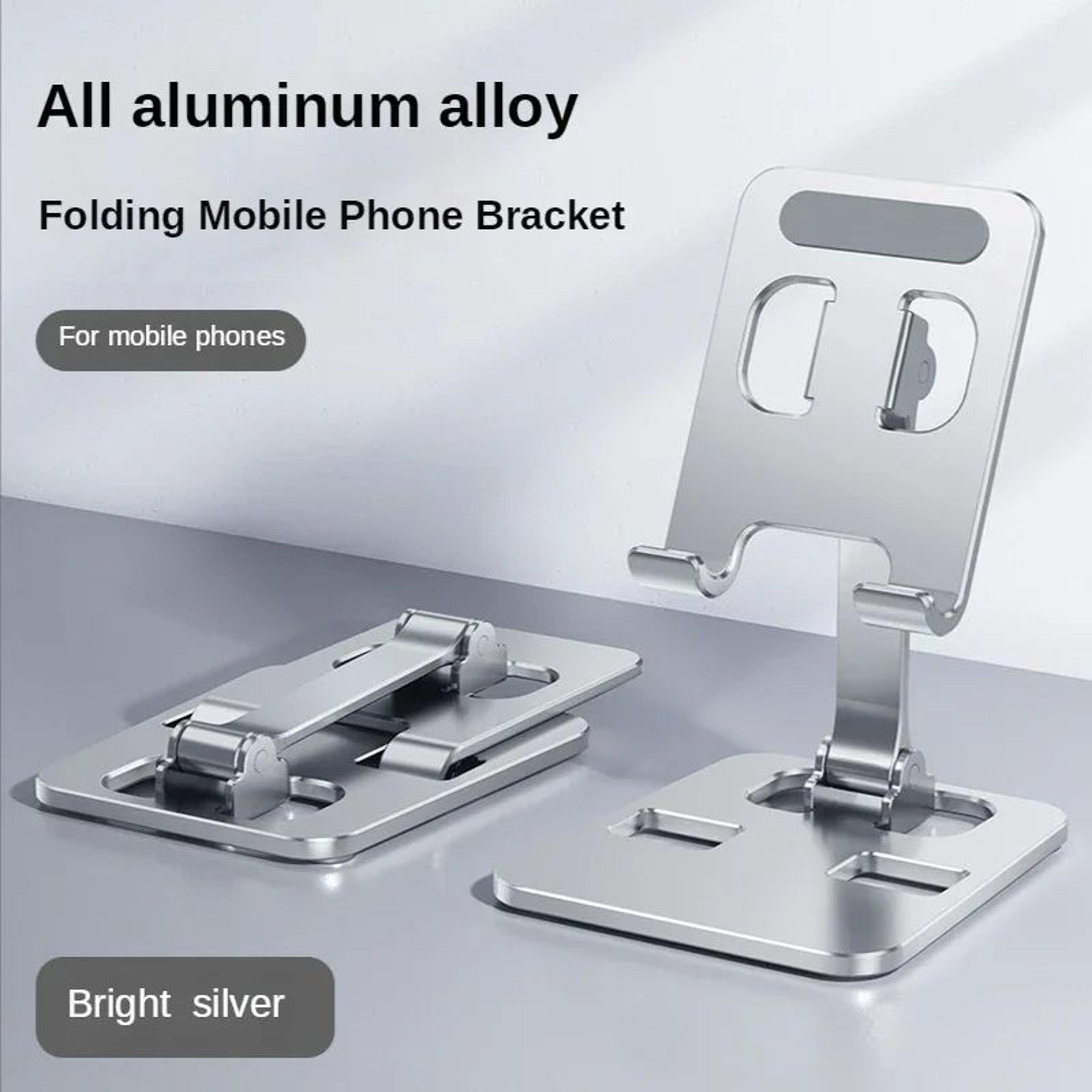 Adjustable Foldable Phone Stand Aluminum Desktop Holder For Smartphones  Tablets 1
