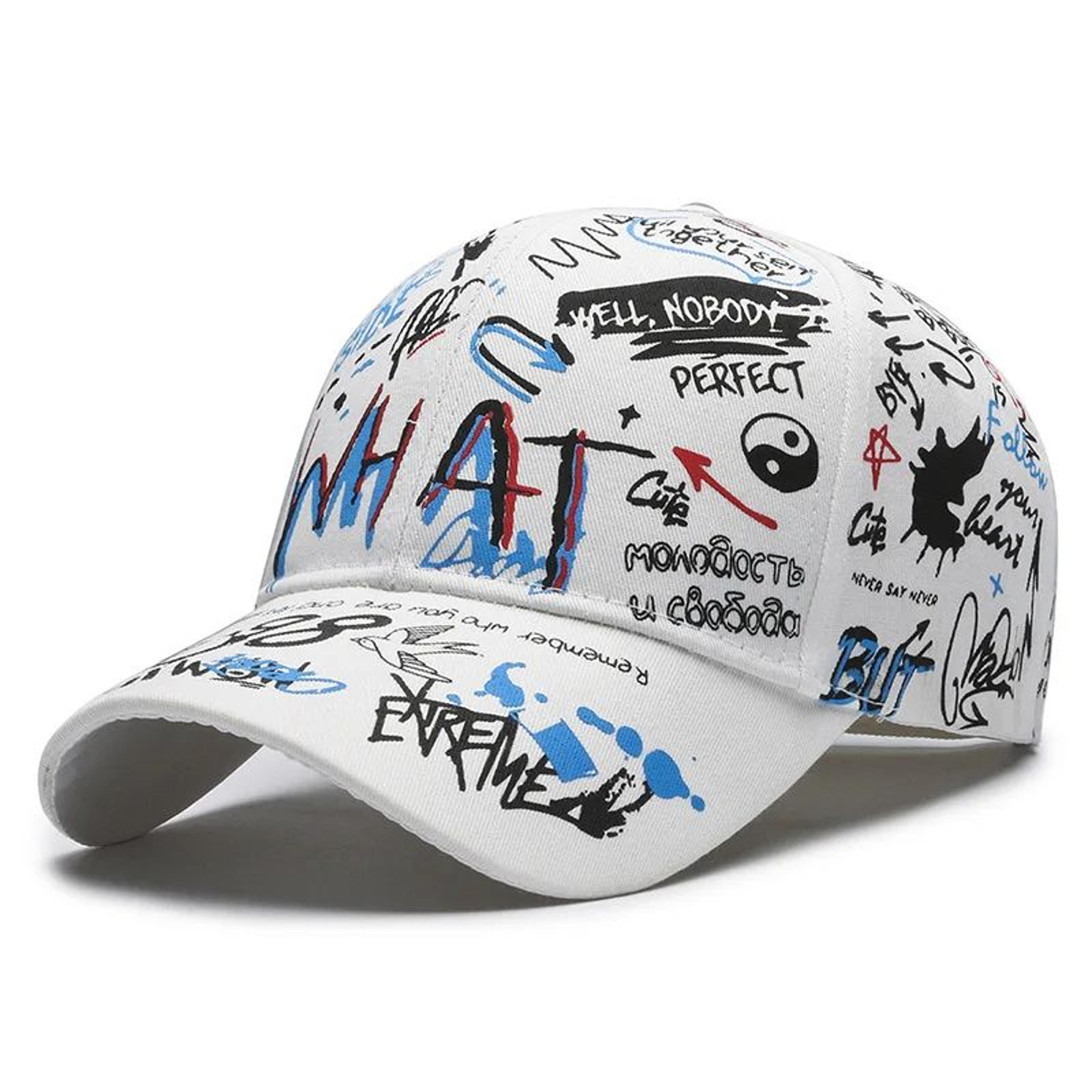 Urban Vibe Graffiti Streetwear Baseball Cap  Adjustable Hip Hop Trucker Hat 8