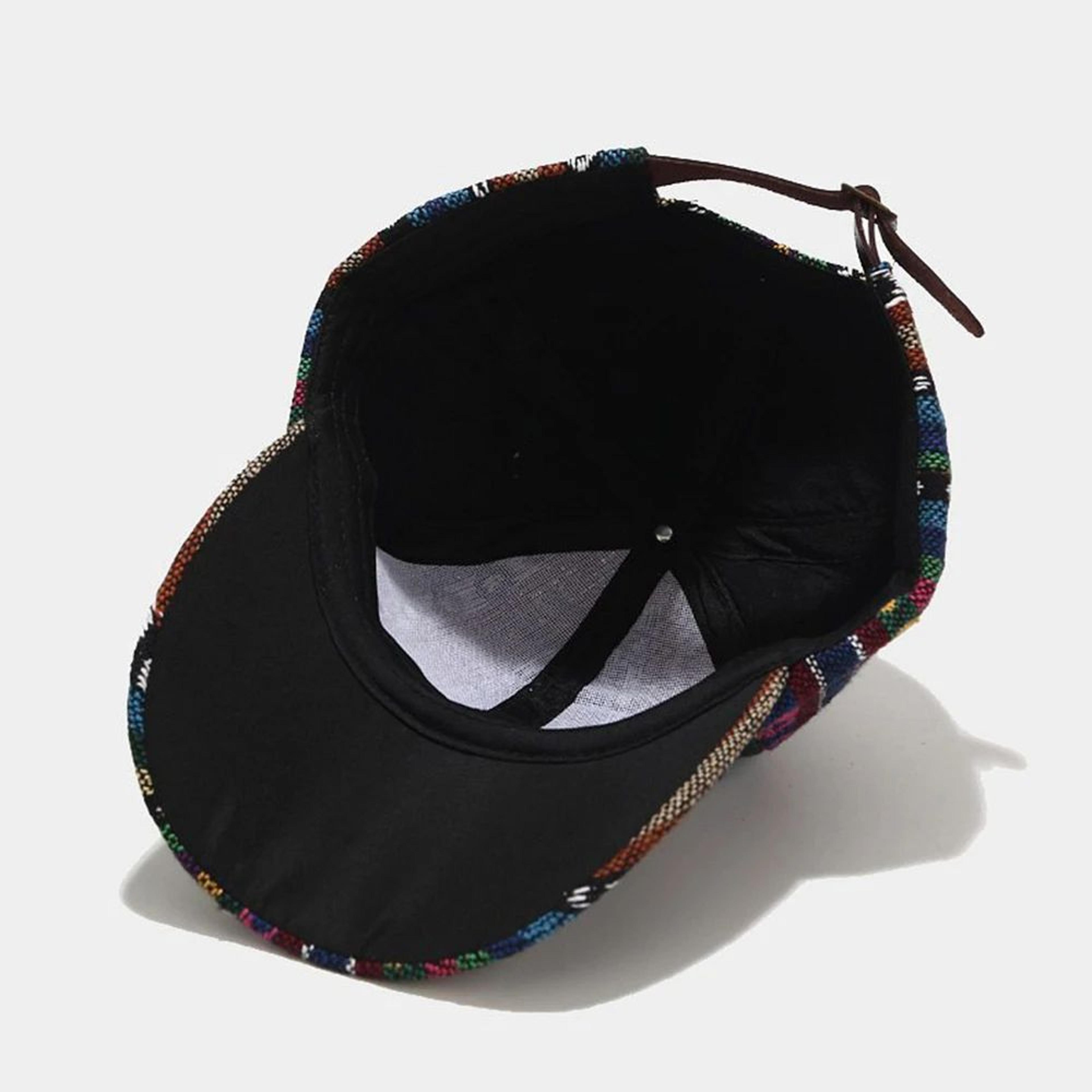 vintage bohemian floral baseball cap – adjustable boho baseball cap for women & men