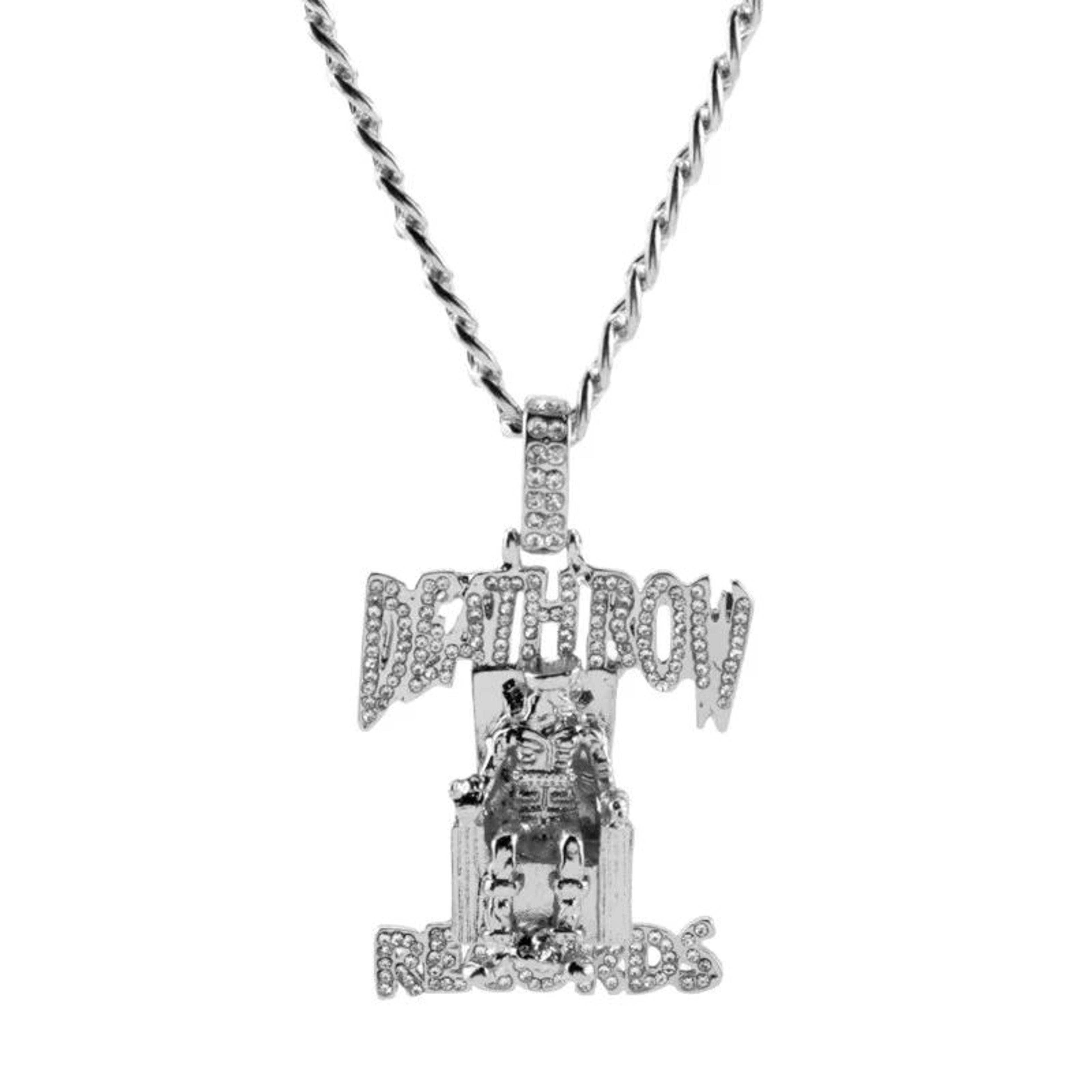 Street Rebel Zircon Prisoner Hip Hop Pendant Necklace 2
