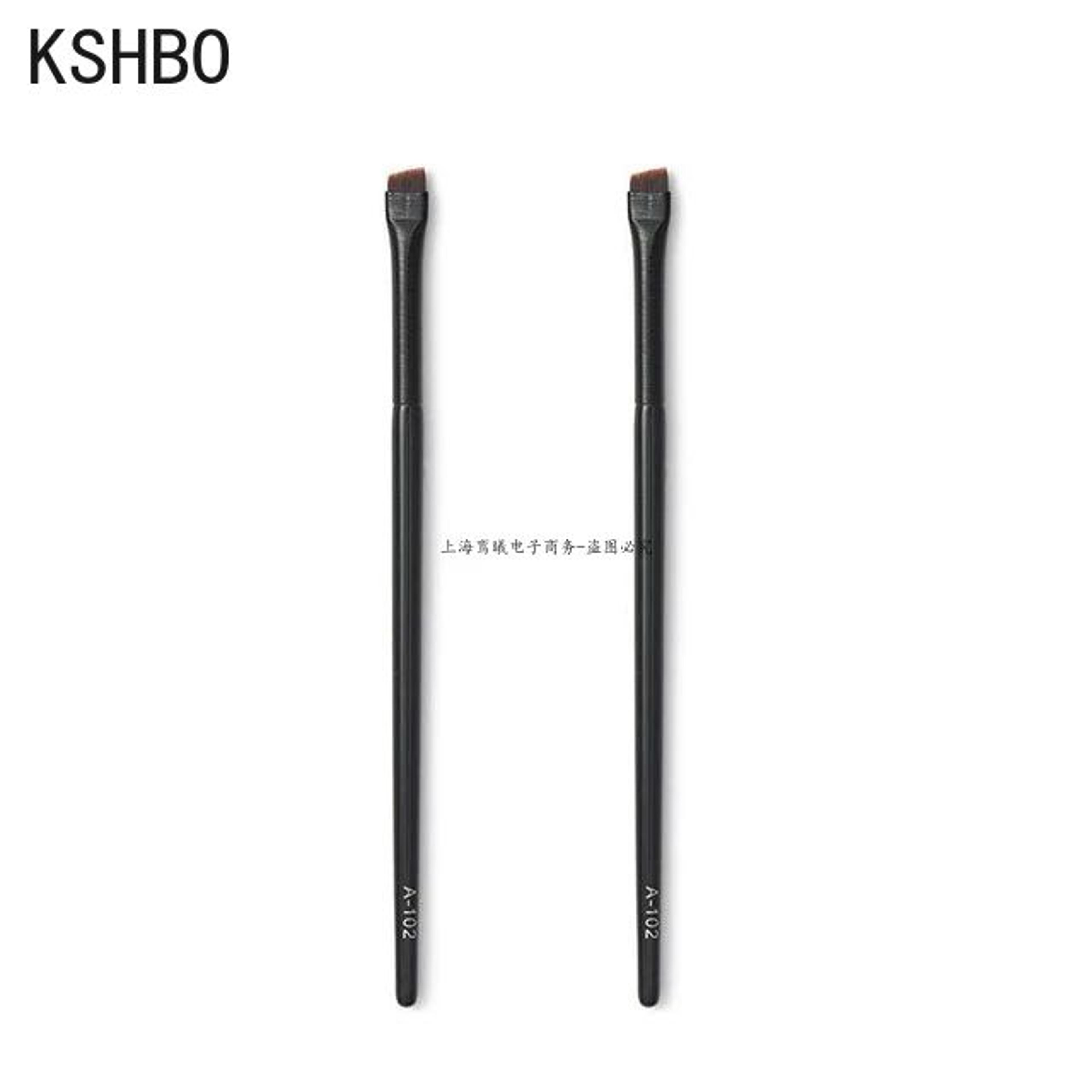 Precision Duo Angled Eyebrow Brush  Eyebrow Liner Brush Set  Portable Brow Contour Brush 2PCS 10