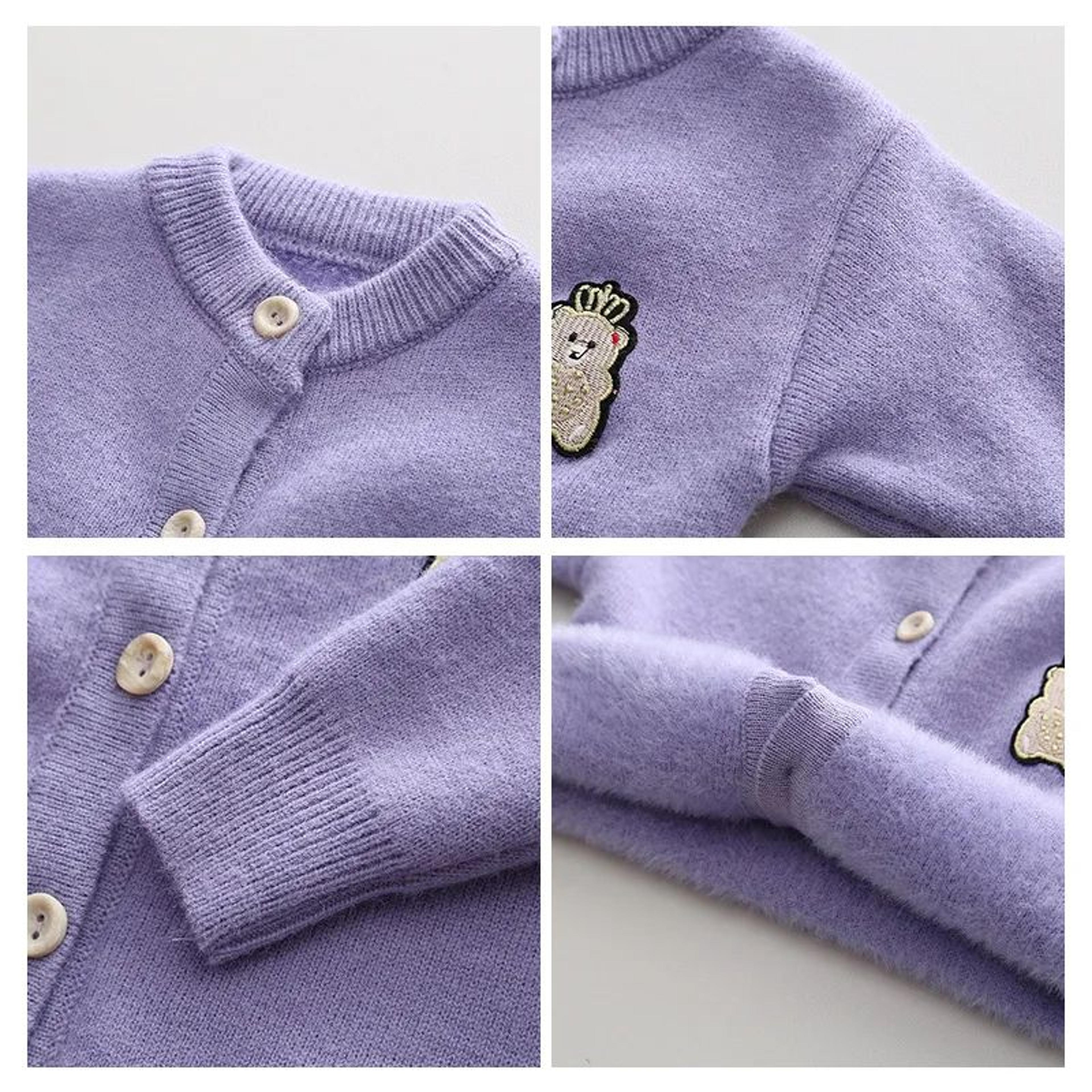 Spring Garden Baby Girl Cardigan In Soft Cotton Knit For Toddlers 4