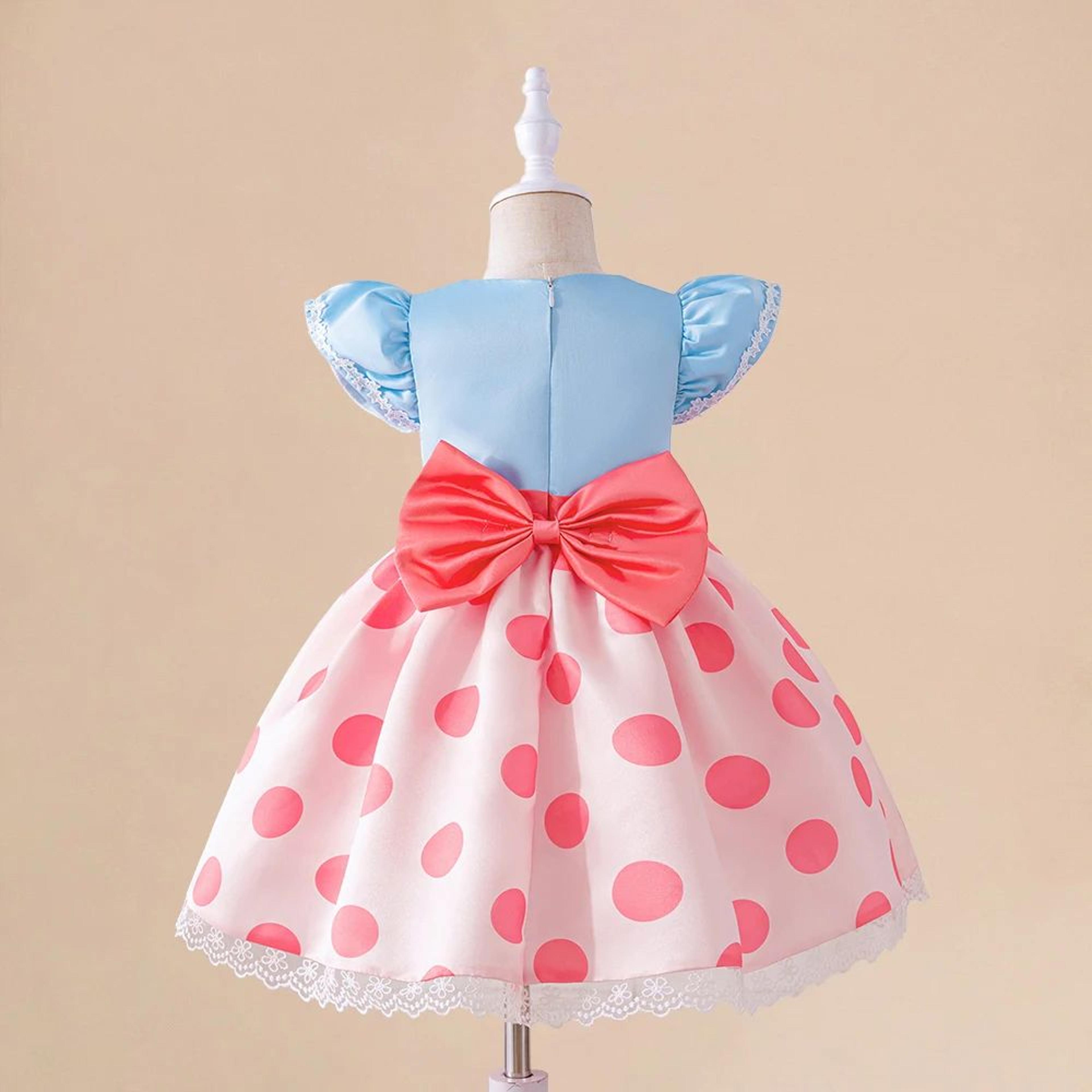 Baby Girl Polka Dot Princess Tutu Dress For Birthday Baptism  Party 1