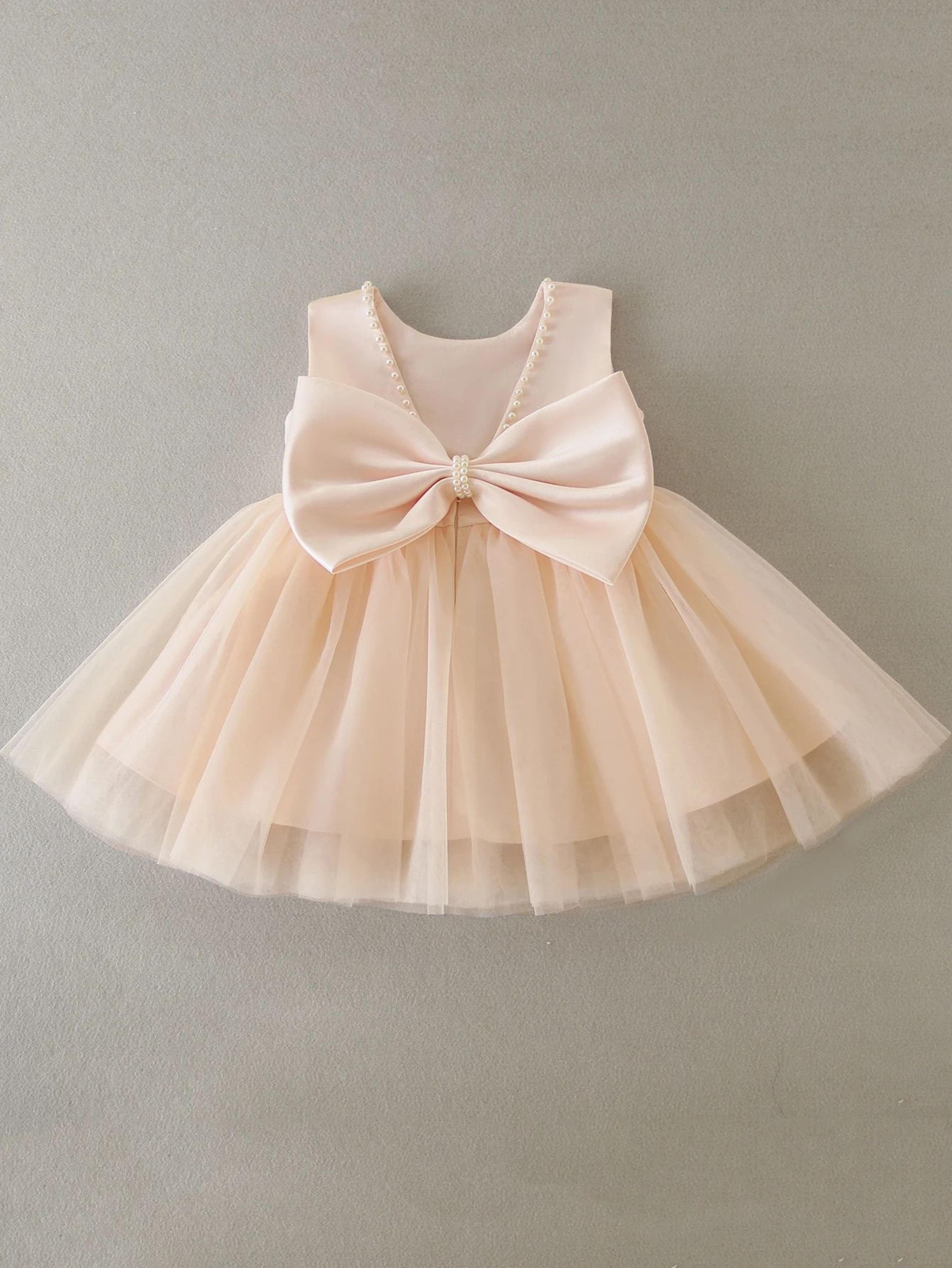Elegant Floral Princess Baby Girl Ball Gown  Luxury Flower Girl  Toddler Party Dress 6