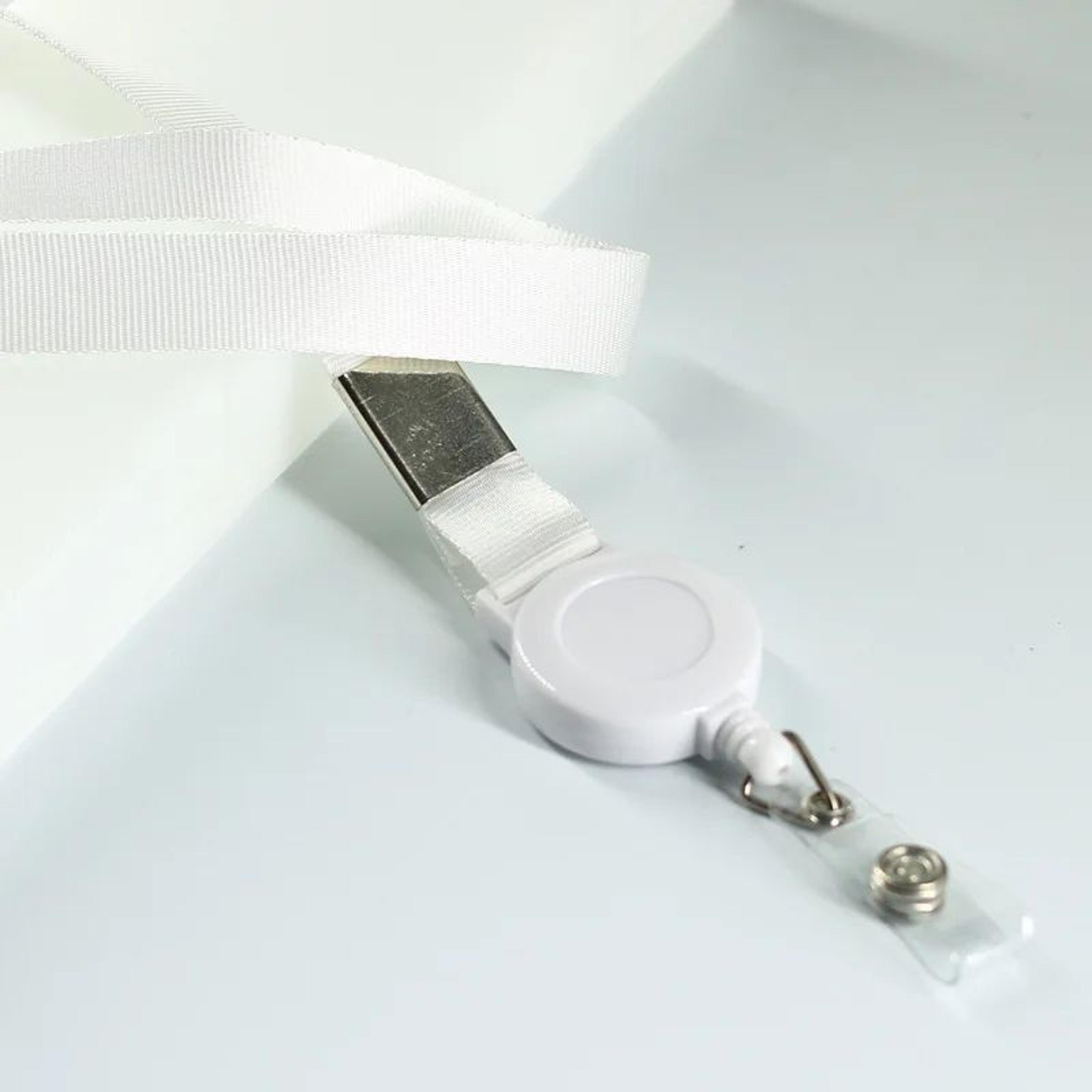 Retractable ID Badge Lanyard With Reel  Secure Neck Strap ID Card Holder For Work  School 2