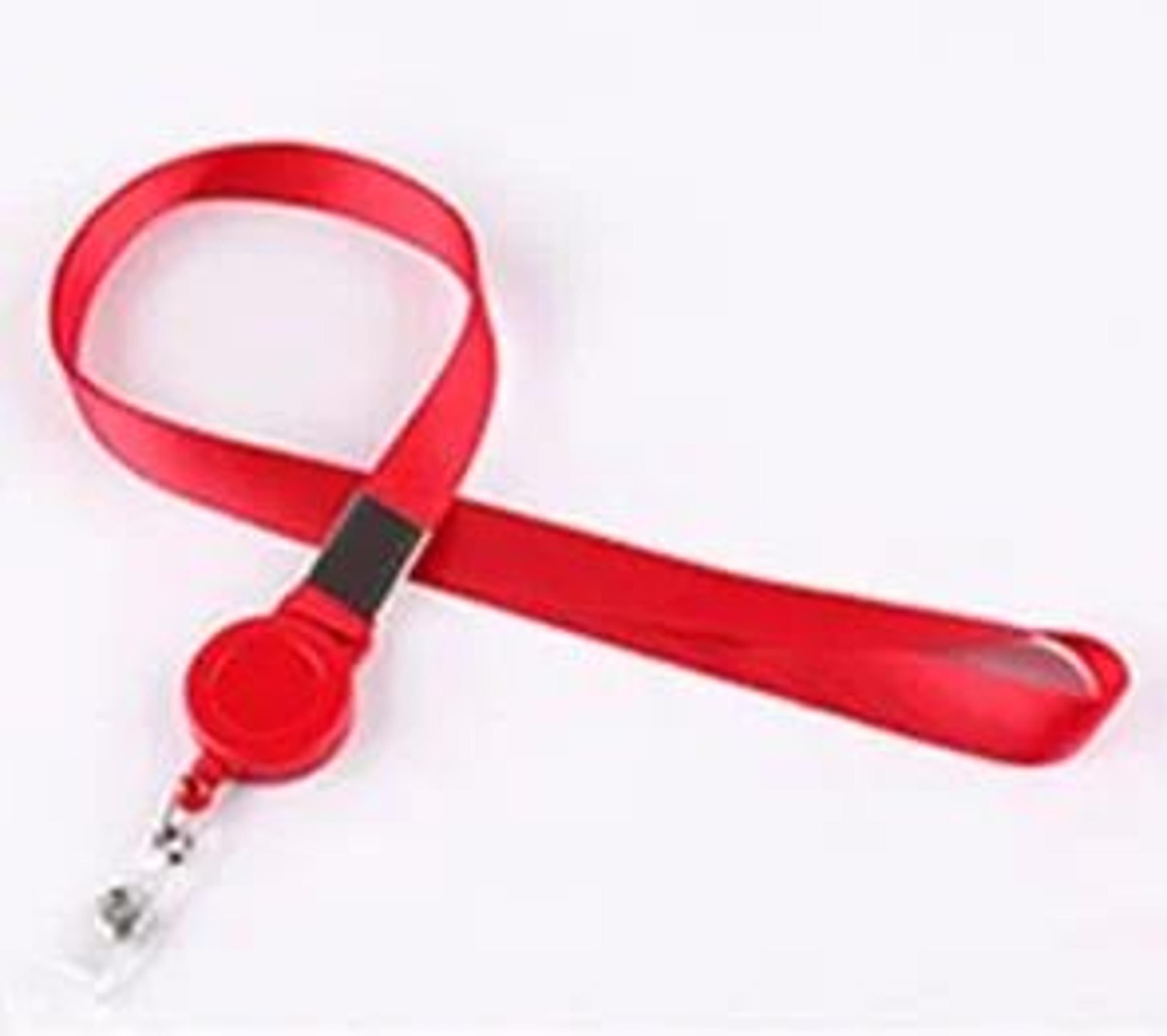 Retractable ID Badge Lanyard With Reel  Secure Neck Strap ID Card Holder For Work  School 3
