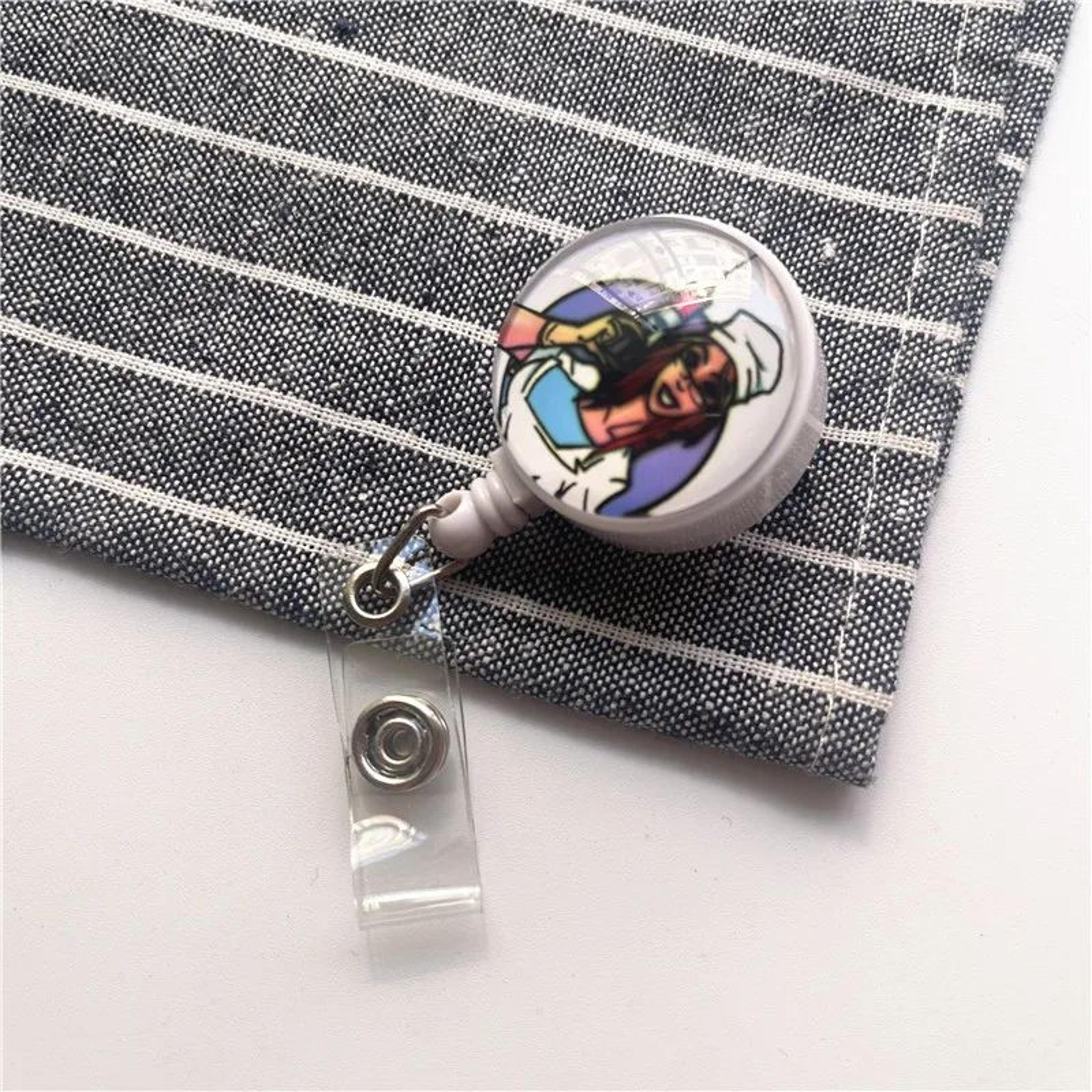 Cute Cartoon Nurse Badge Reel Retractable Badge Holder For Doctors Nurses  Students 7