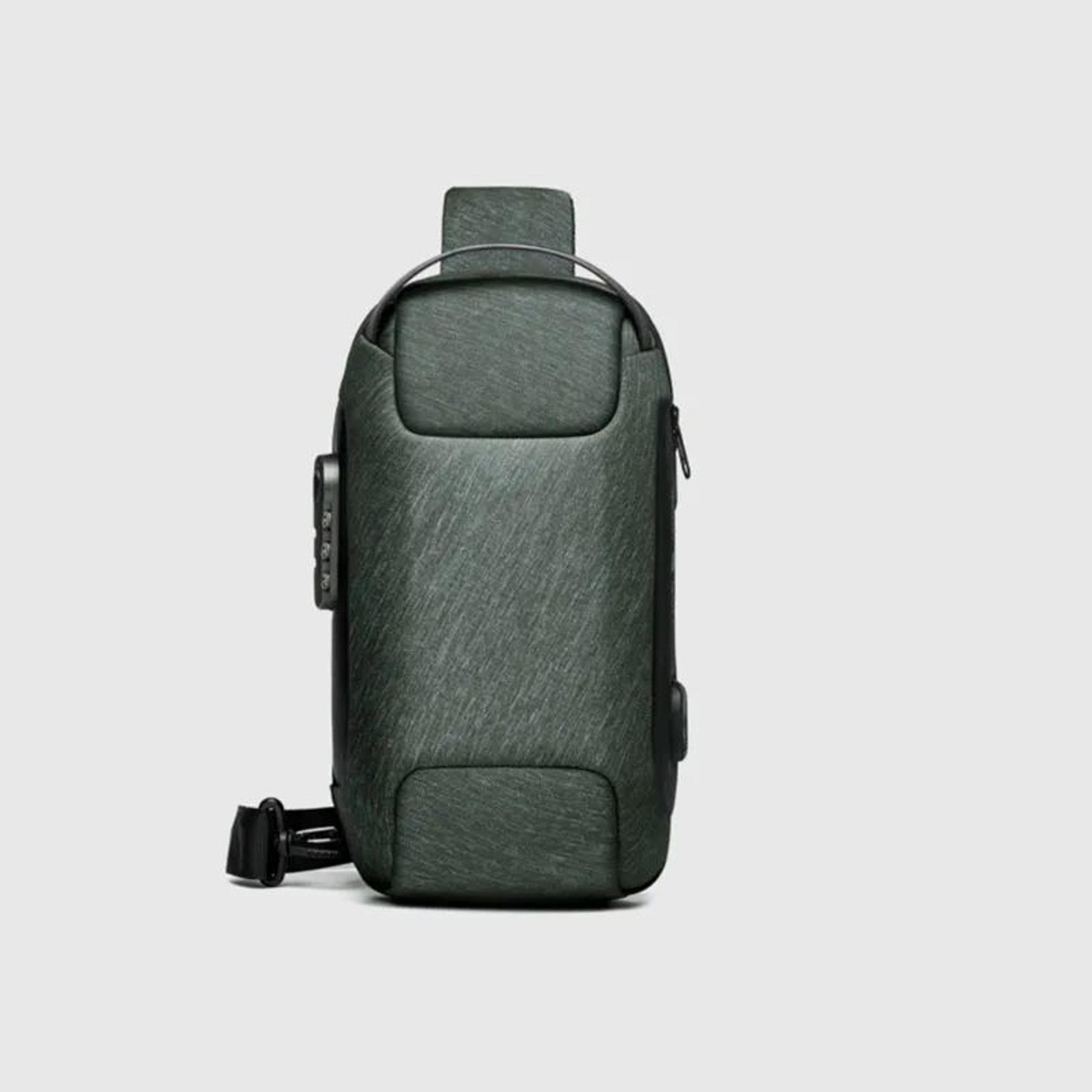 AntiTheft USB Charging Waterproof Crossbody Sling Bag For Men 5