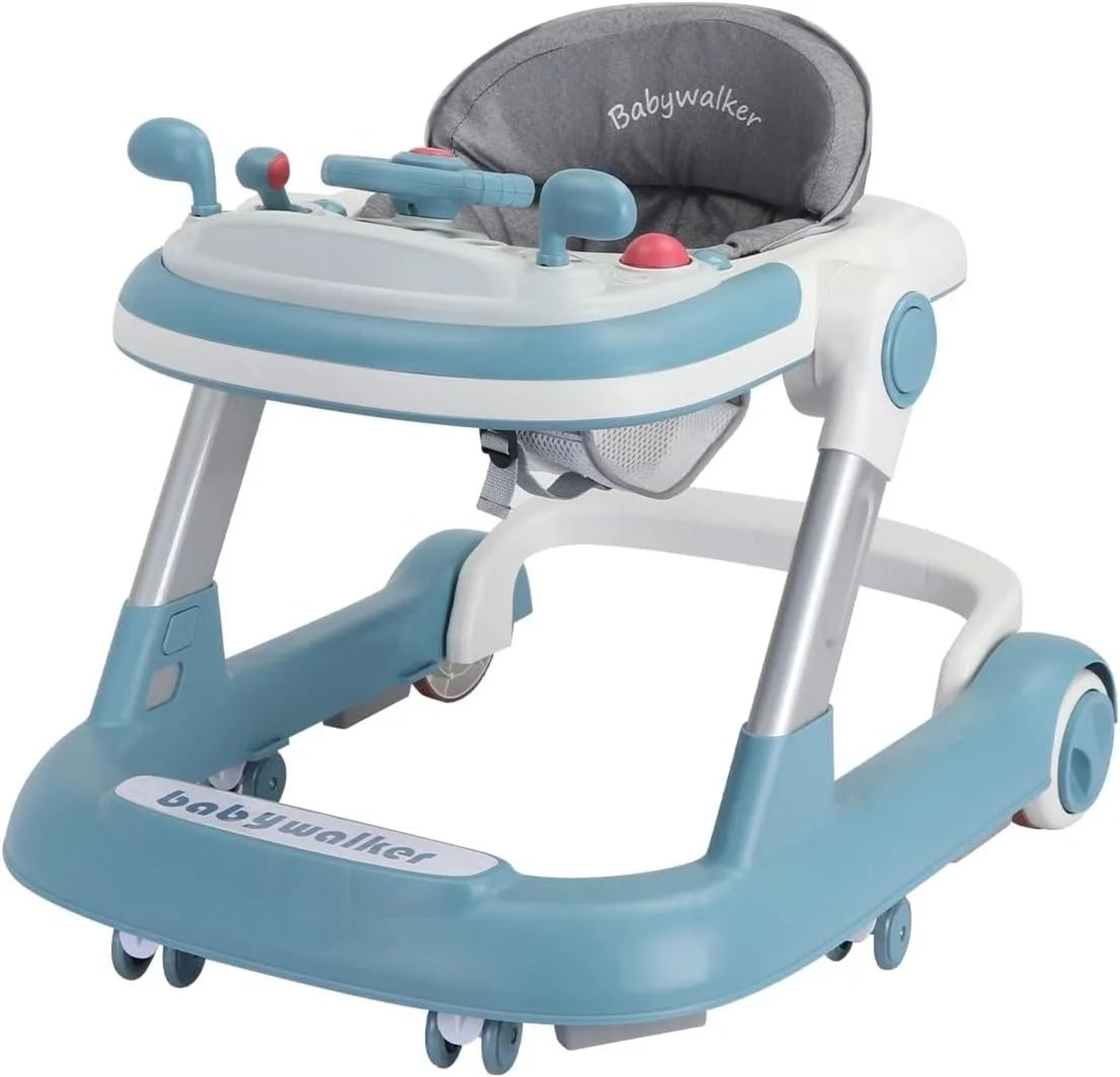 2in1 Foldable Baby Walker With Tray  Music Activity Center 7