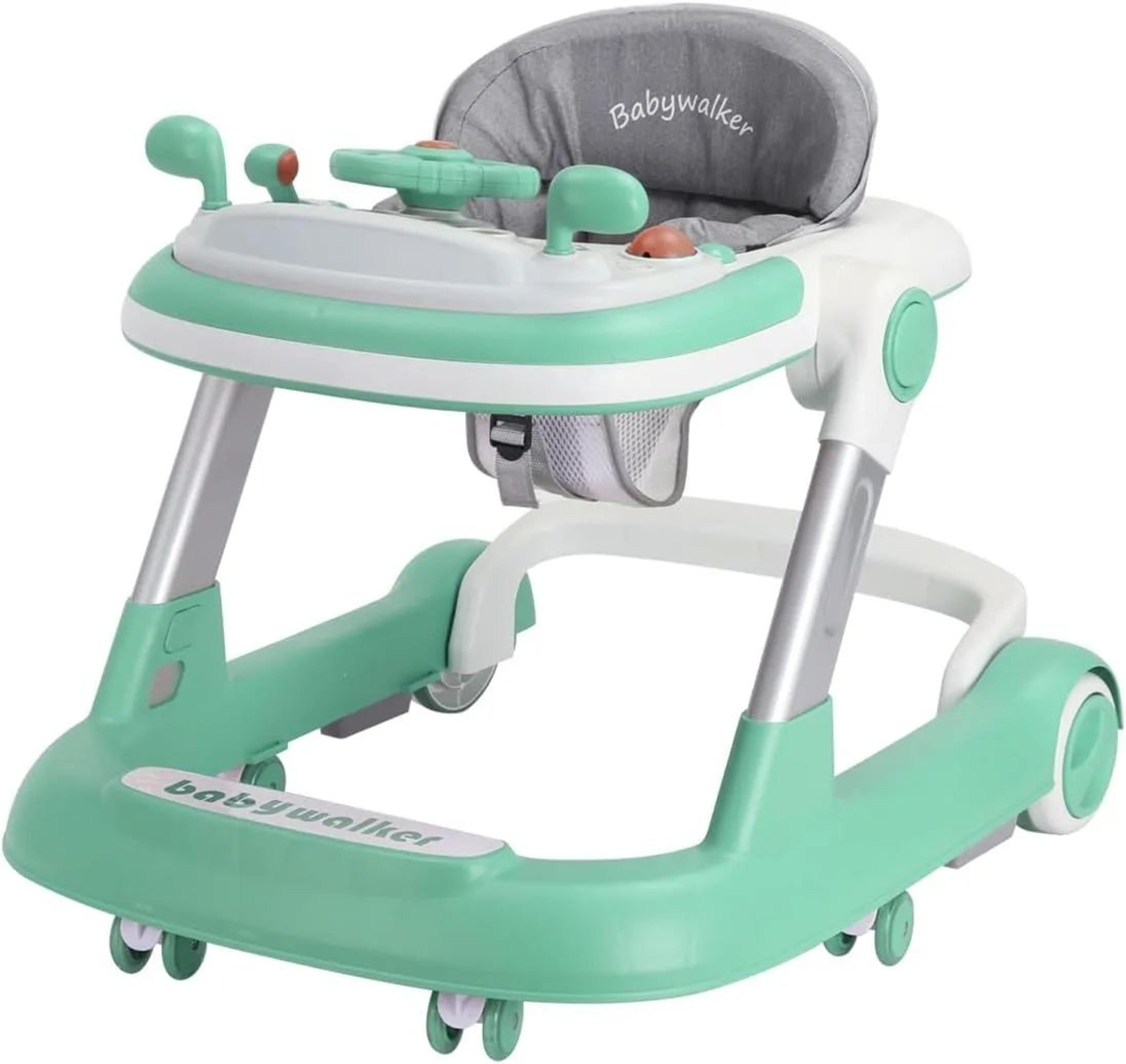 2in1 Foldable Baby Walker With Tray  Music Activity Center 8