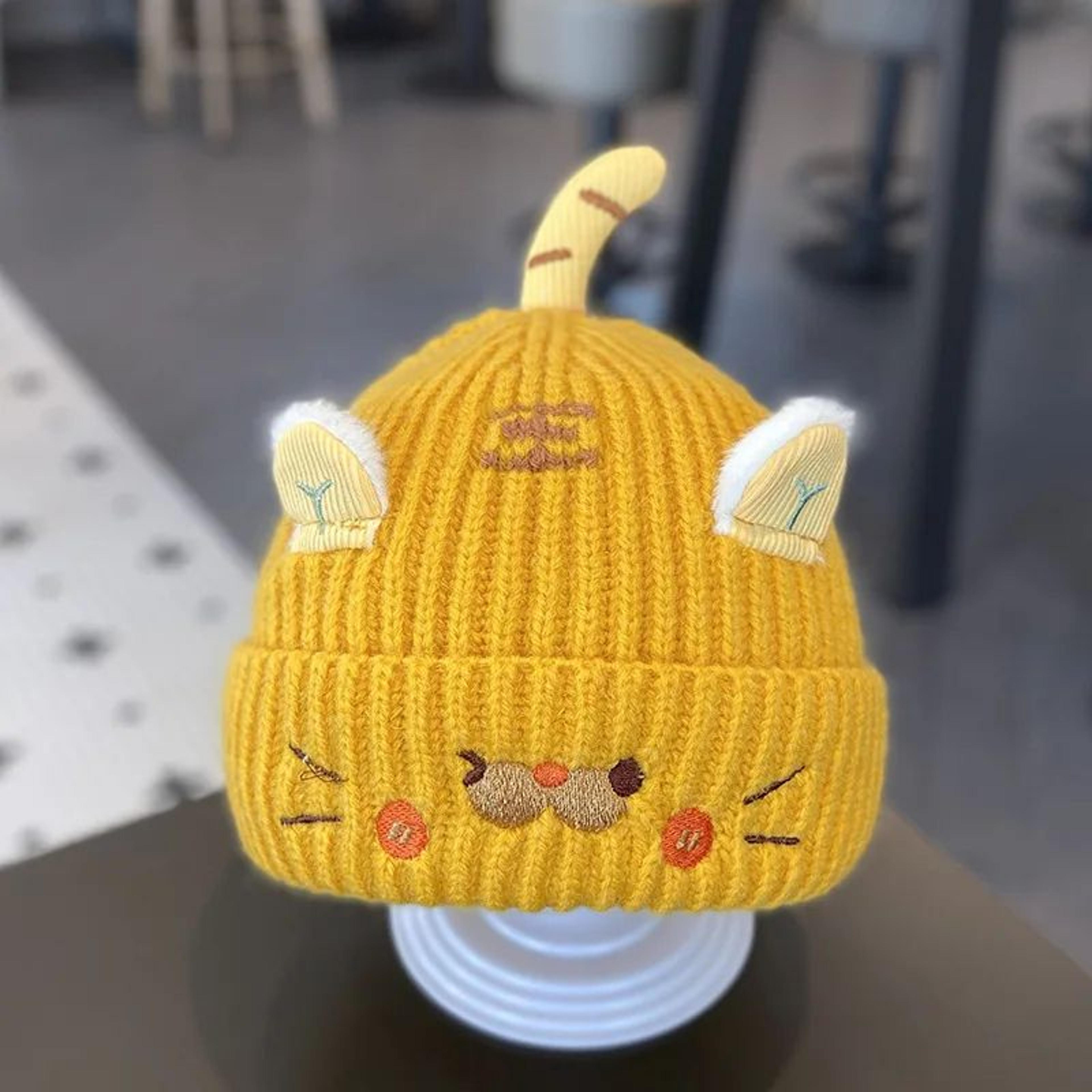 Cute Tiger Baby Tiger Hat  Warm Knitted Baby Hat With Ear Protection For Babies  Toddlers 3