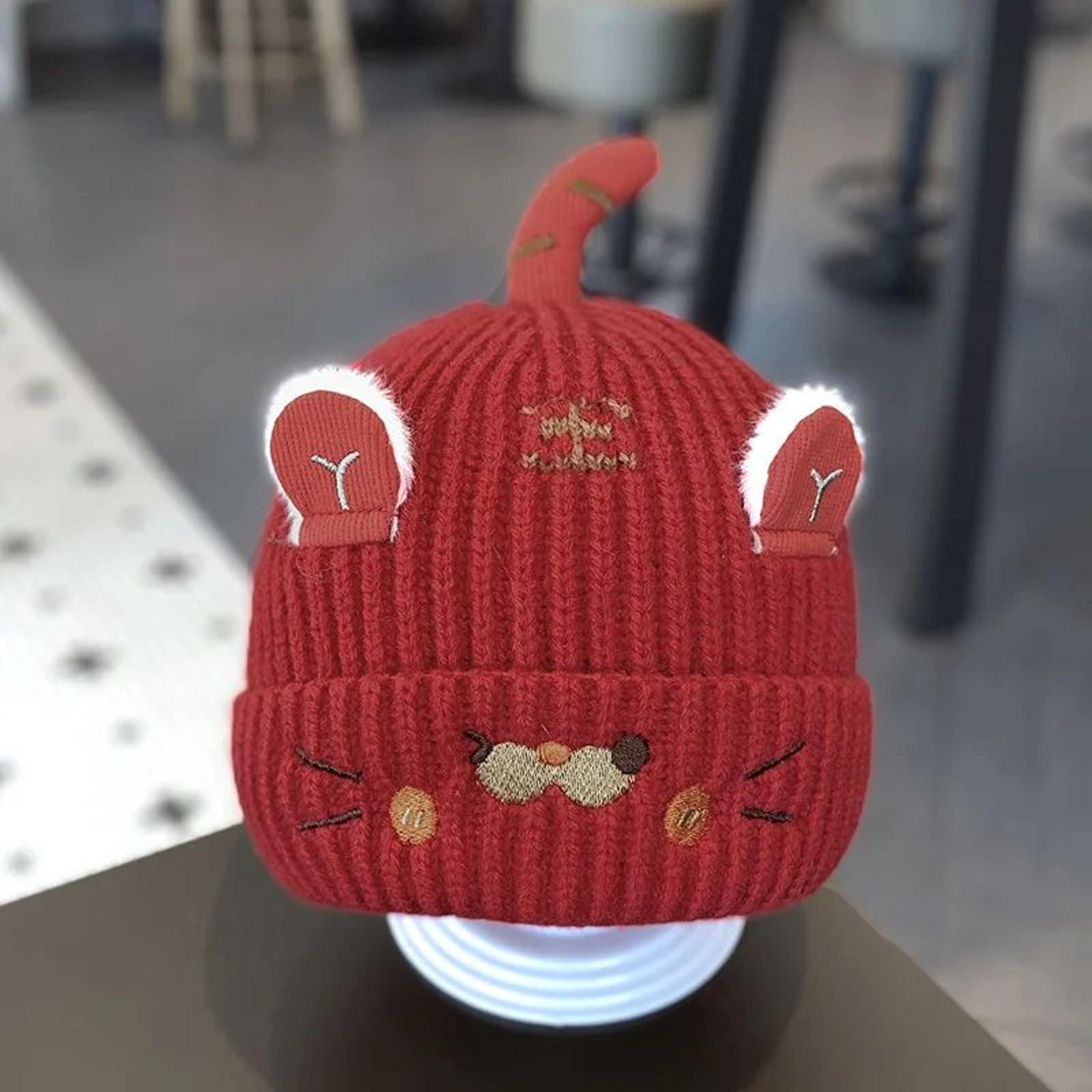 Cute Tiger Baby Tiger Hat  Warm Knitted Baby Hat With Ear Protection For Babies  Toddlers 6
