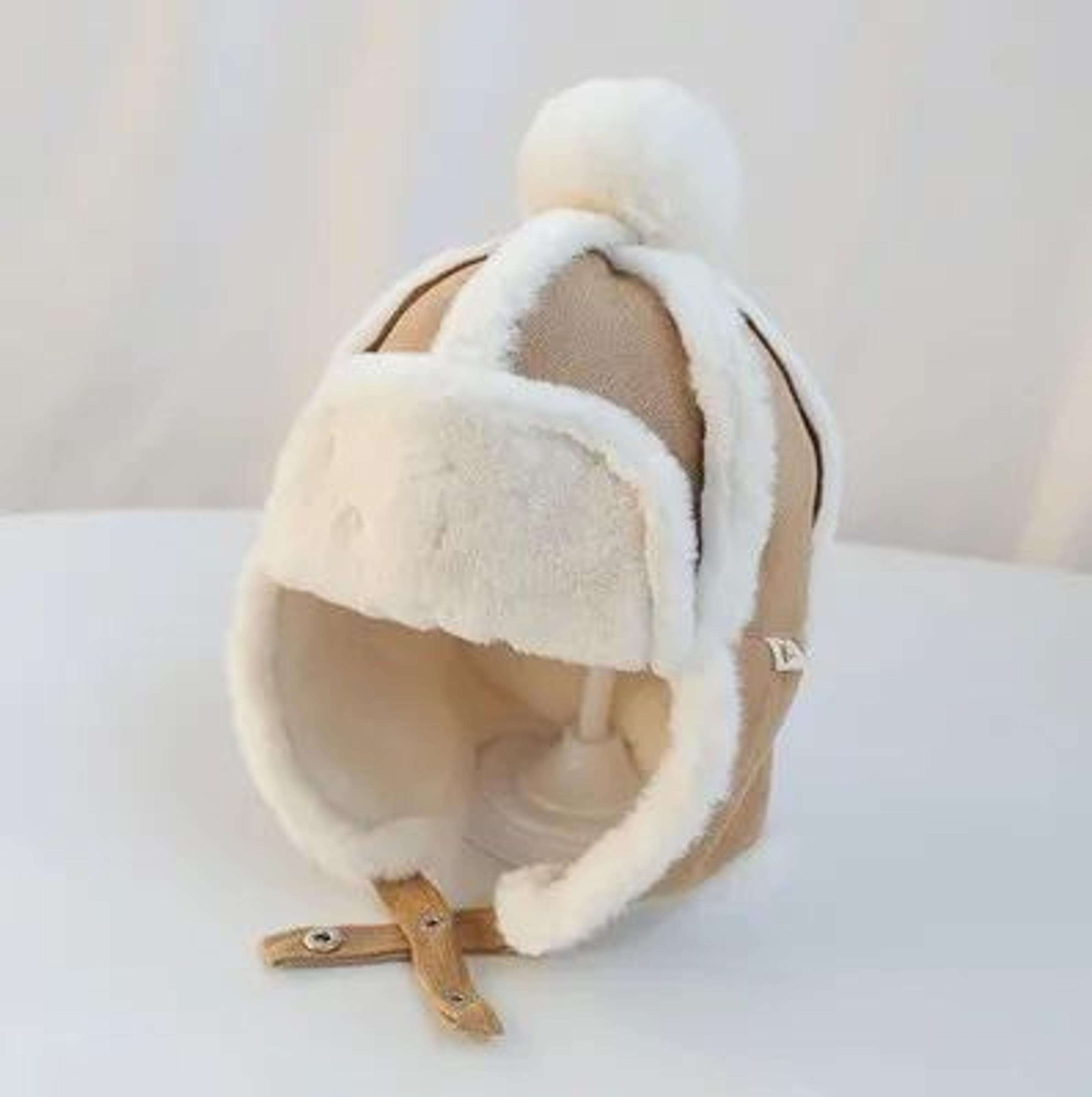 Cozy Kids Winter Hat With Ear Flaps  Warm Plush Baby Ear Flap Hat  Toddler Beanie 6