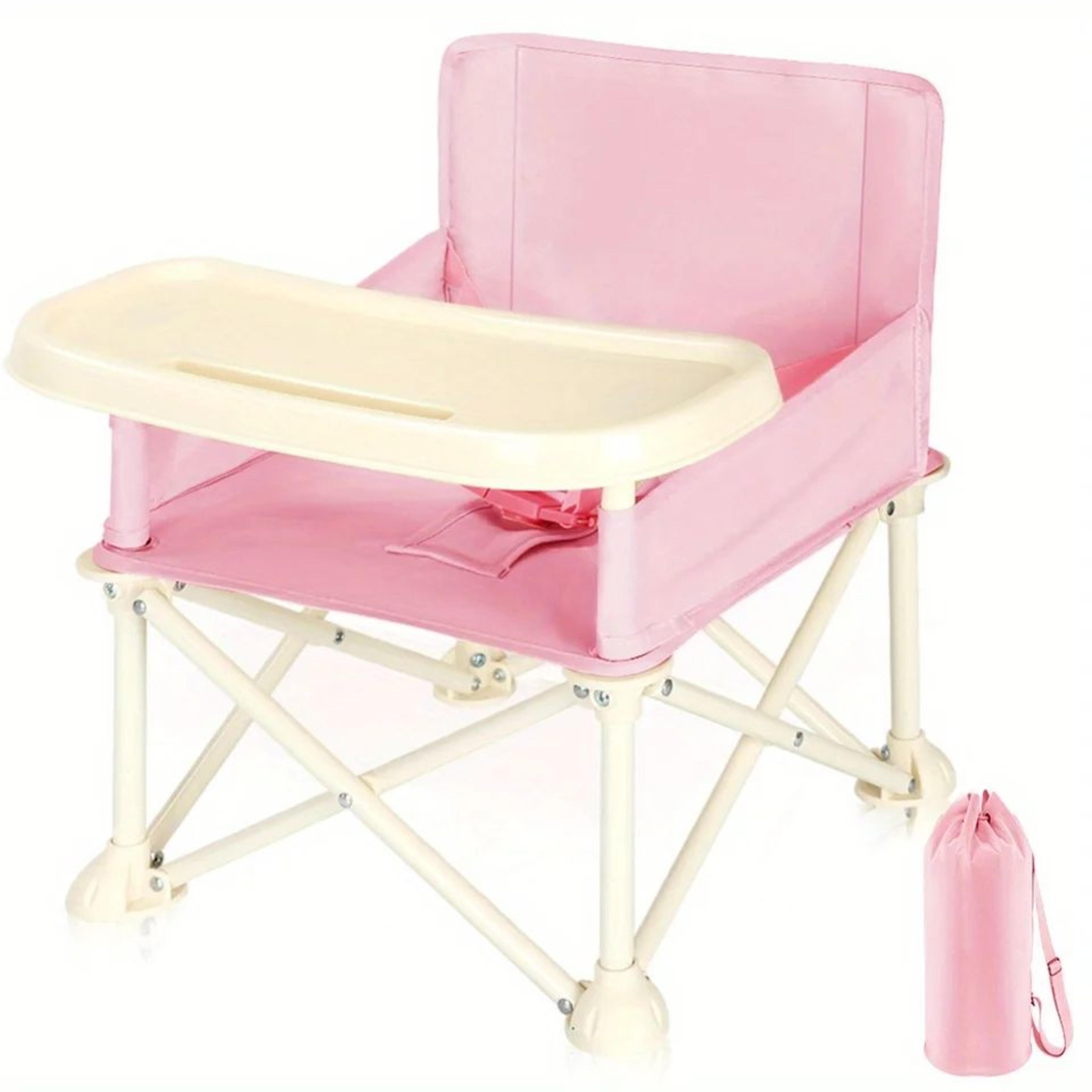 HighGrow Adjustable Baby High Chair With Footrest  Detachable Cushion 4