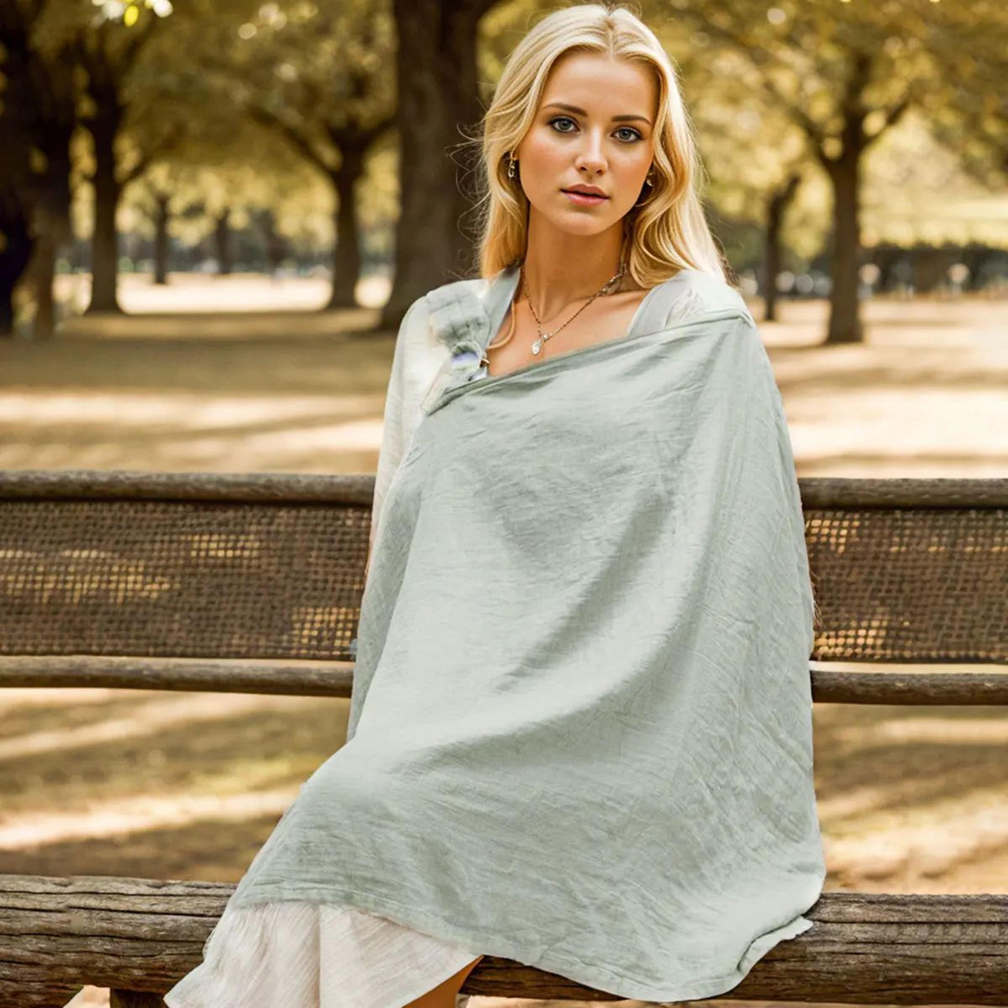Breathable Nursing Cover  MultiUse Baby Privacy Shield 2