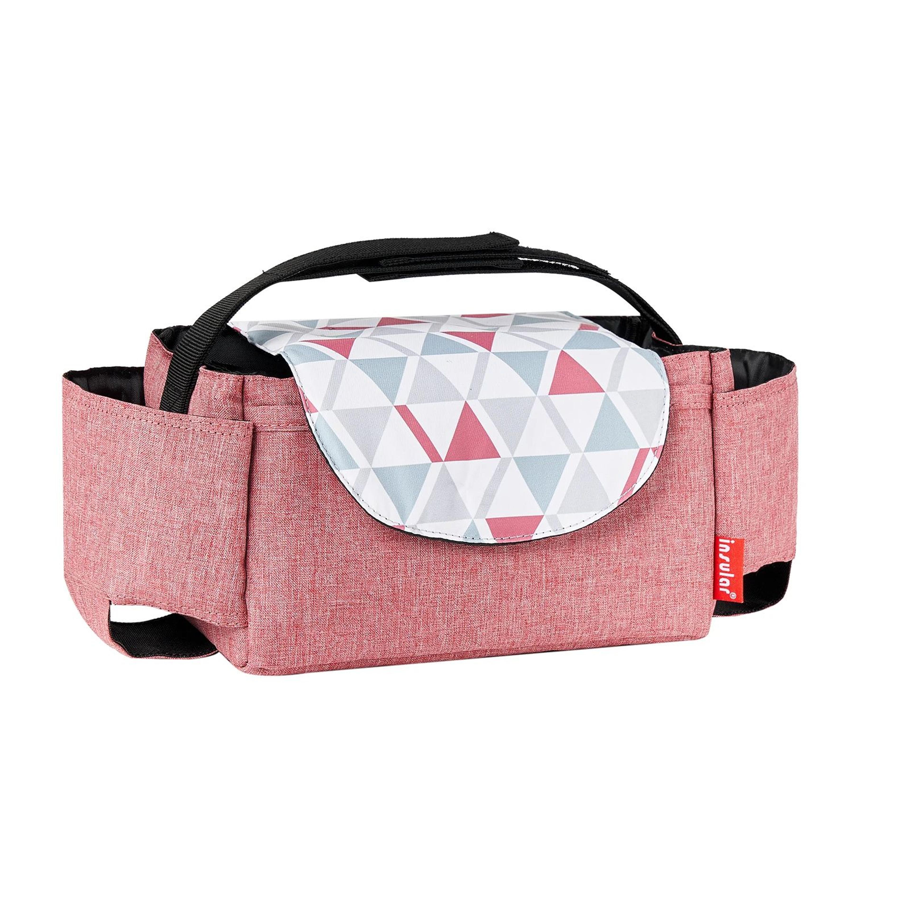 Insulated Baby Bottle Bag Diaper Organizer With Stroller Storage 9
