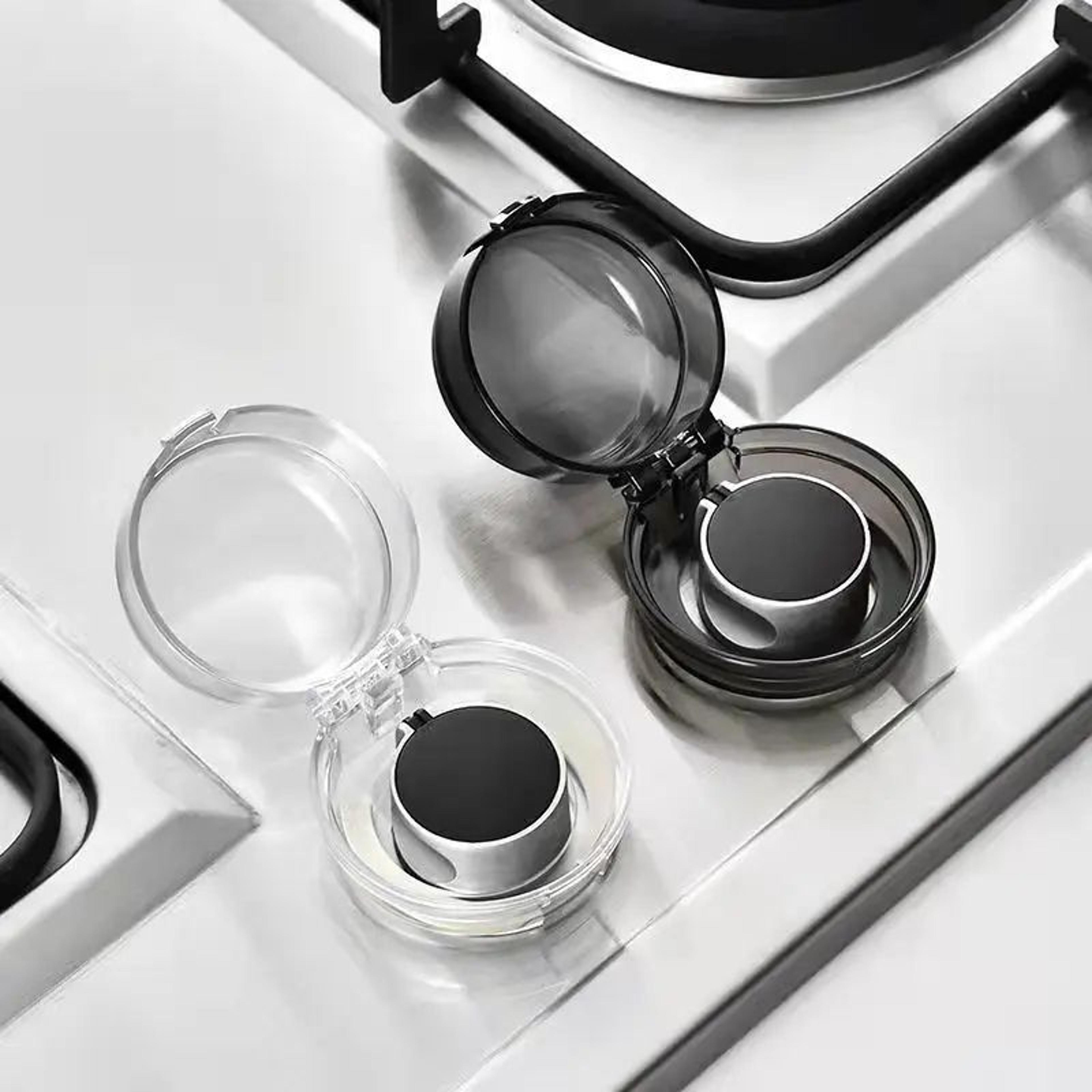 Child Safety Stove Knob Covers  HeatResistant Baby Proof Stove Guards 4Pack 2