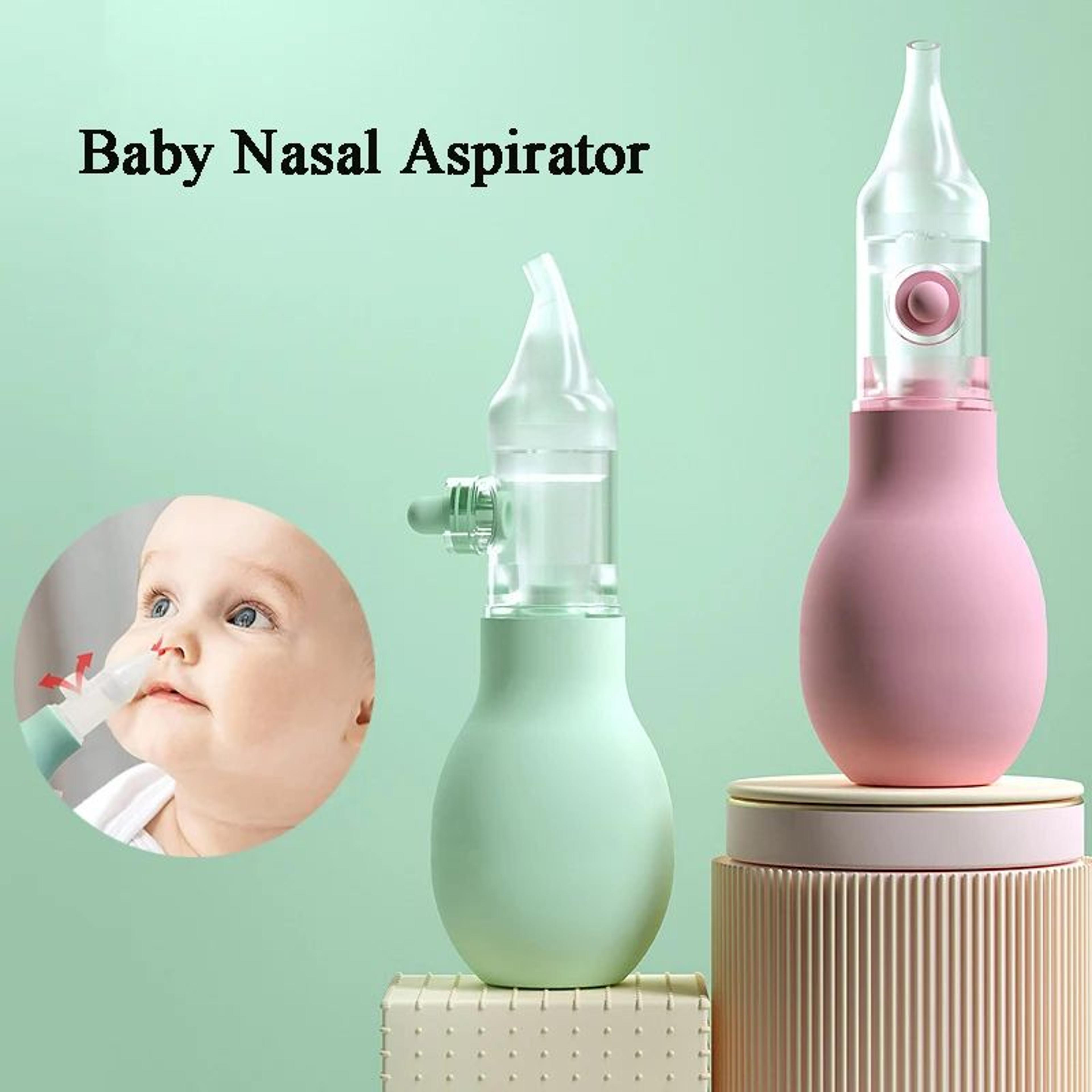 gentleflow baby nasal aspirator – silicone baby nasal aspirator with anti-backflow safety design