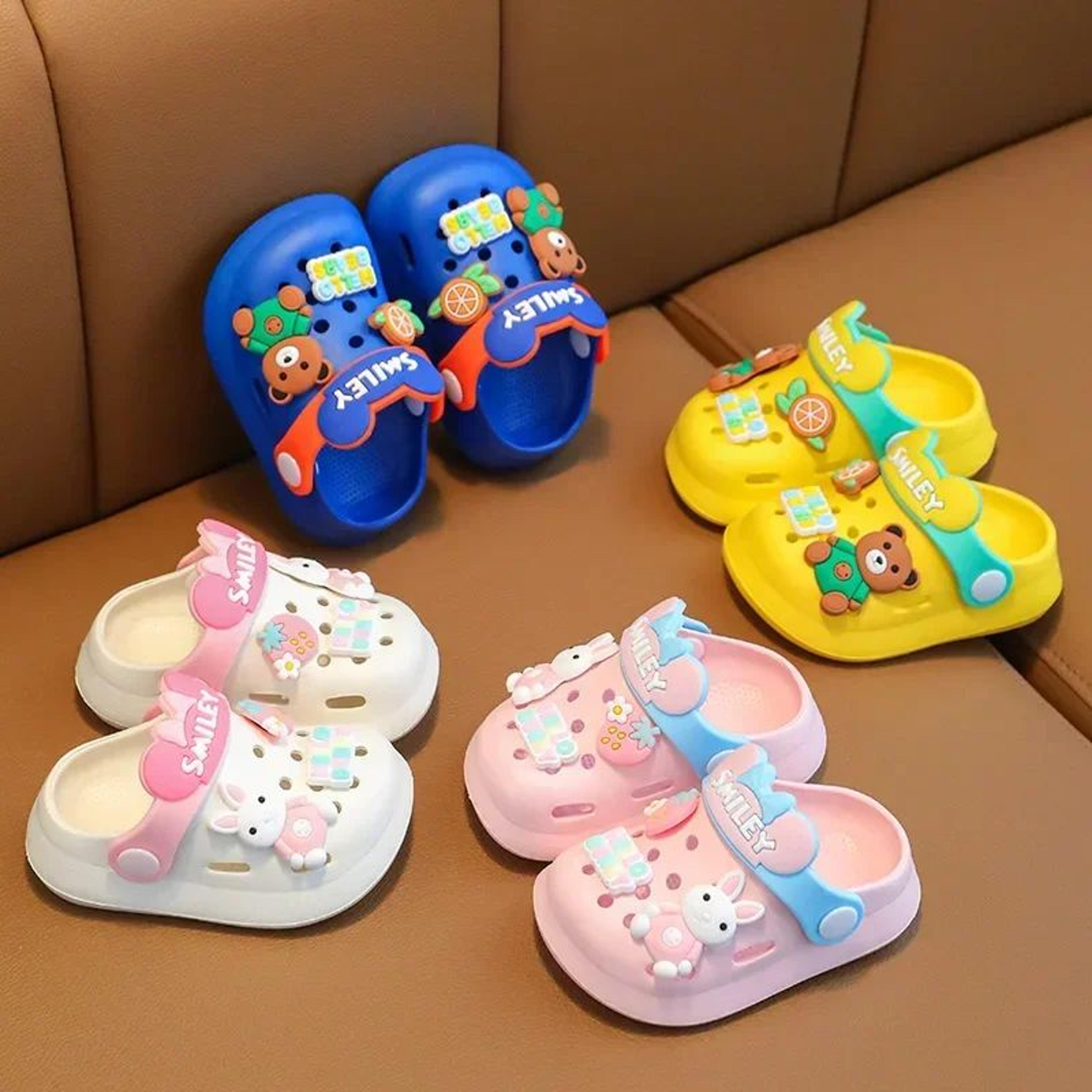 Cute Cartoon Baby Sandals  AntiSlip Infant Beach  Indoor Slippers 2