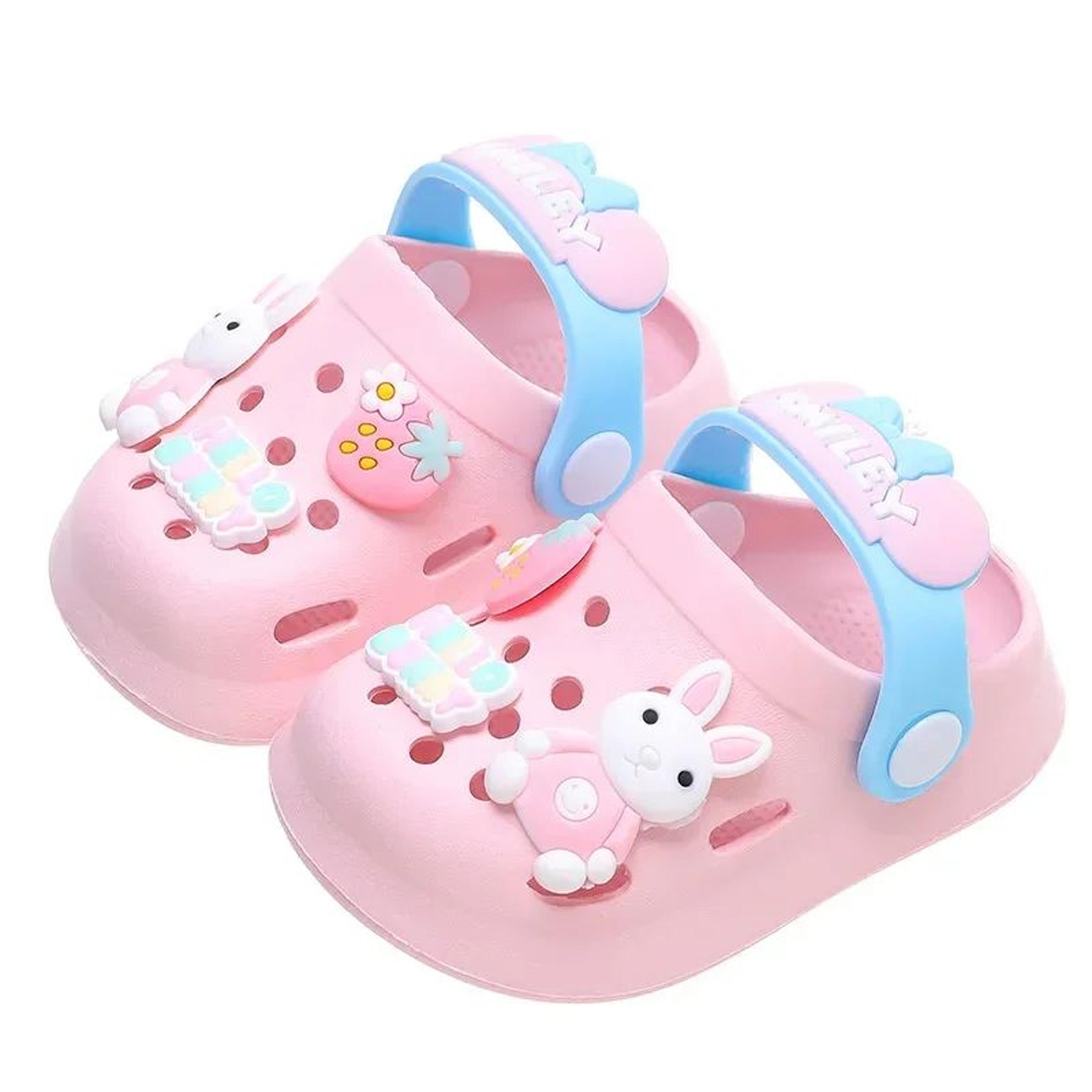 Cute Cartoon Baby Sandals  AntiSlip Infant Beach  Indoor Slippers 4