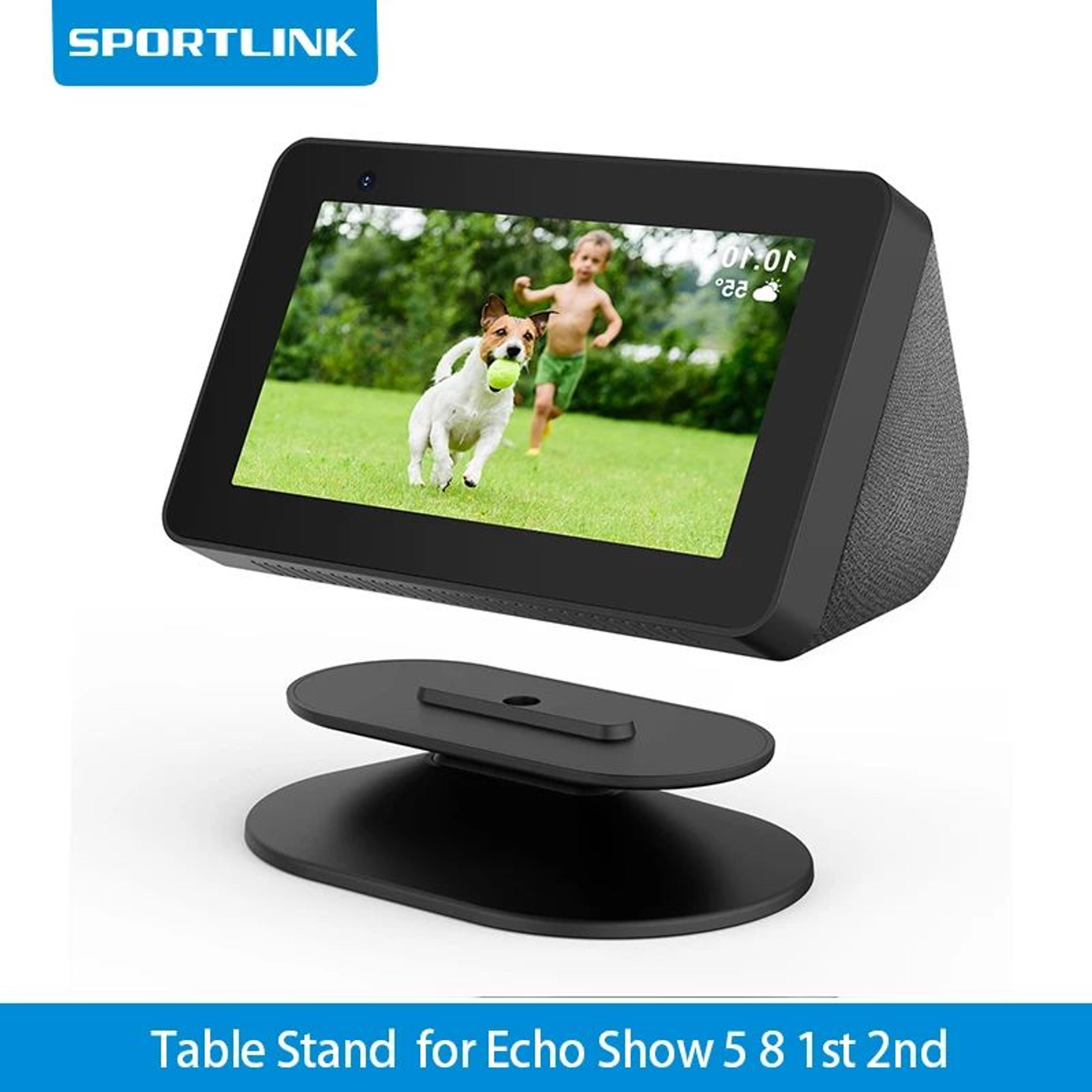 magnetic adjustable echo show stand with anti-slip base for echo show 5 & 8