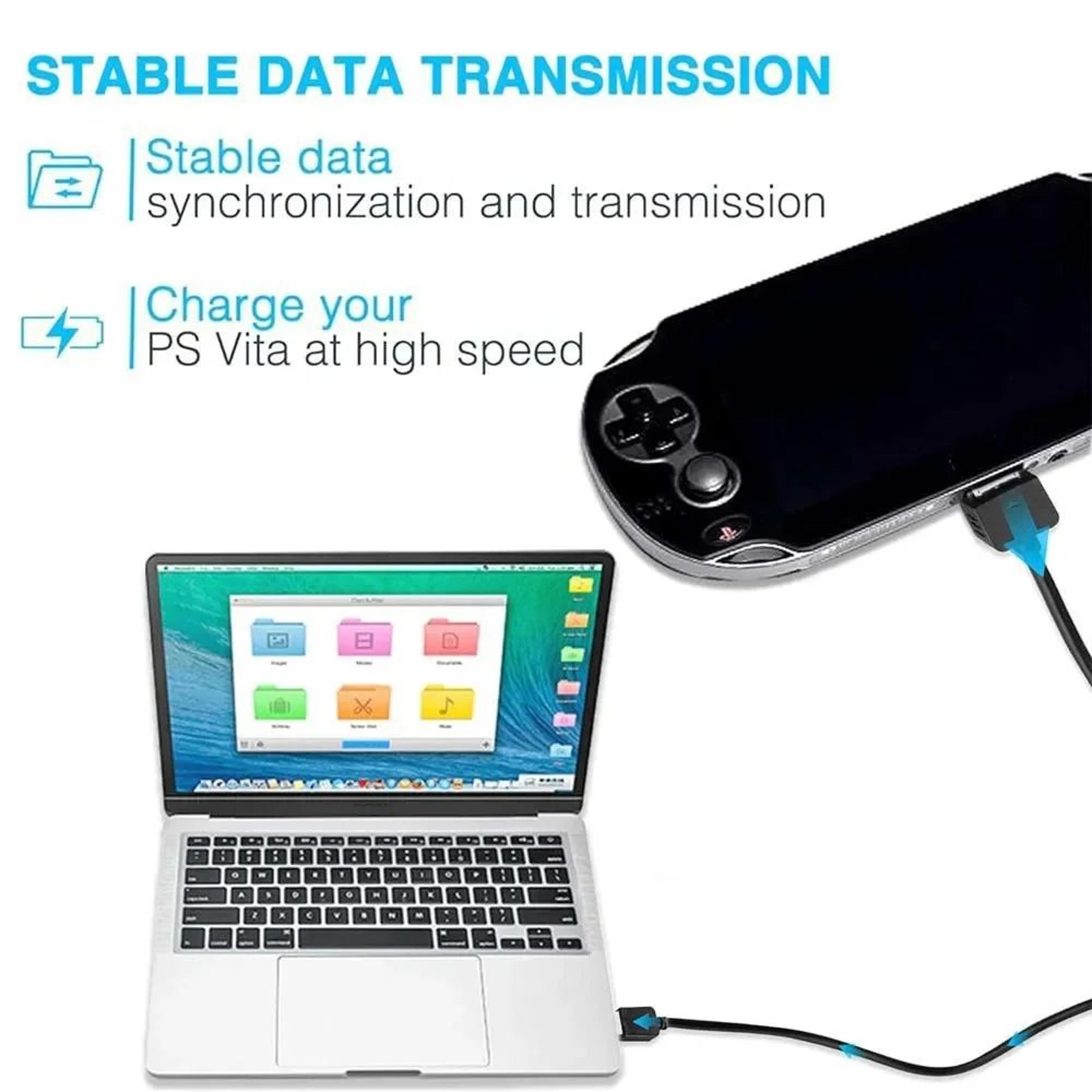 2in1 PS Vita Charger Cable  Data Sync Cord For PlayStation Vita 1000 3