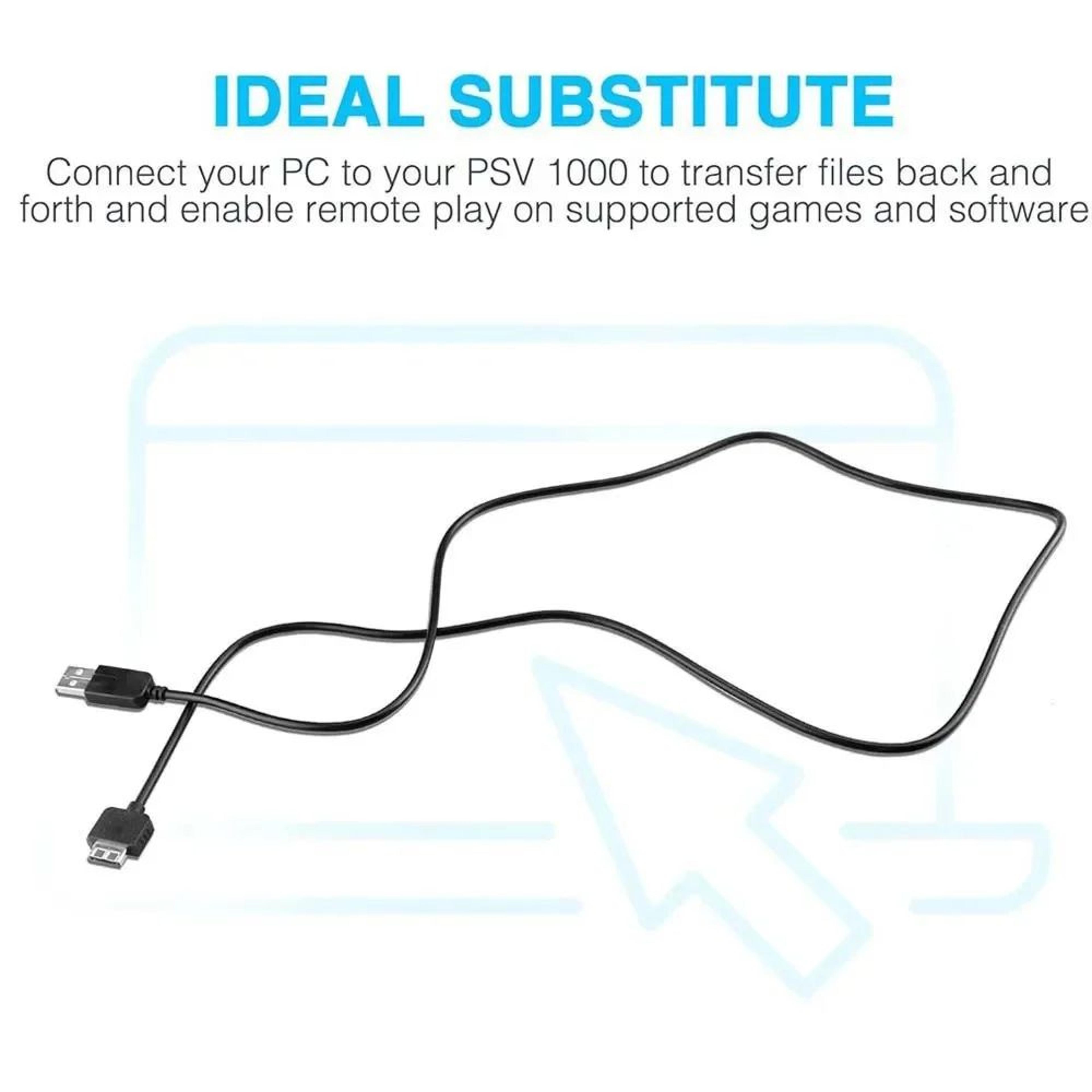 2in1 PS Vita Charger Cable  Data Sync Cord For PlayStation Vita 1000 5