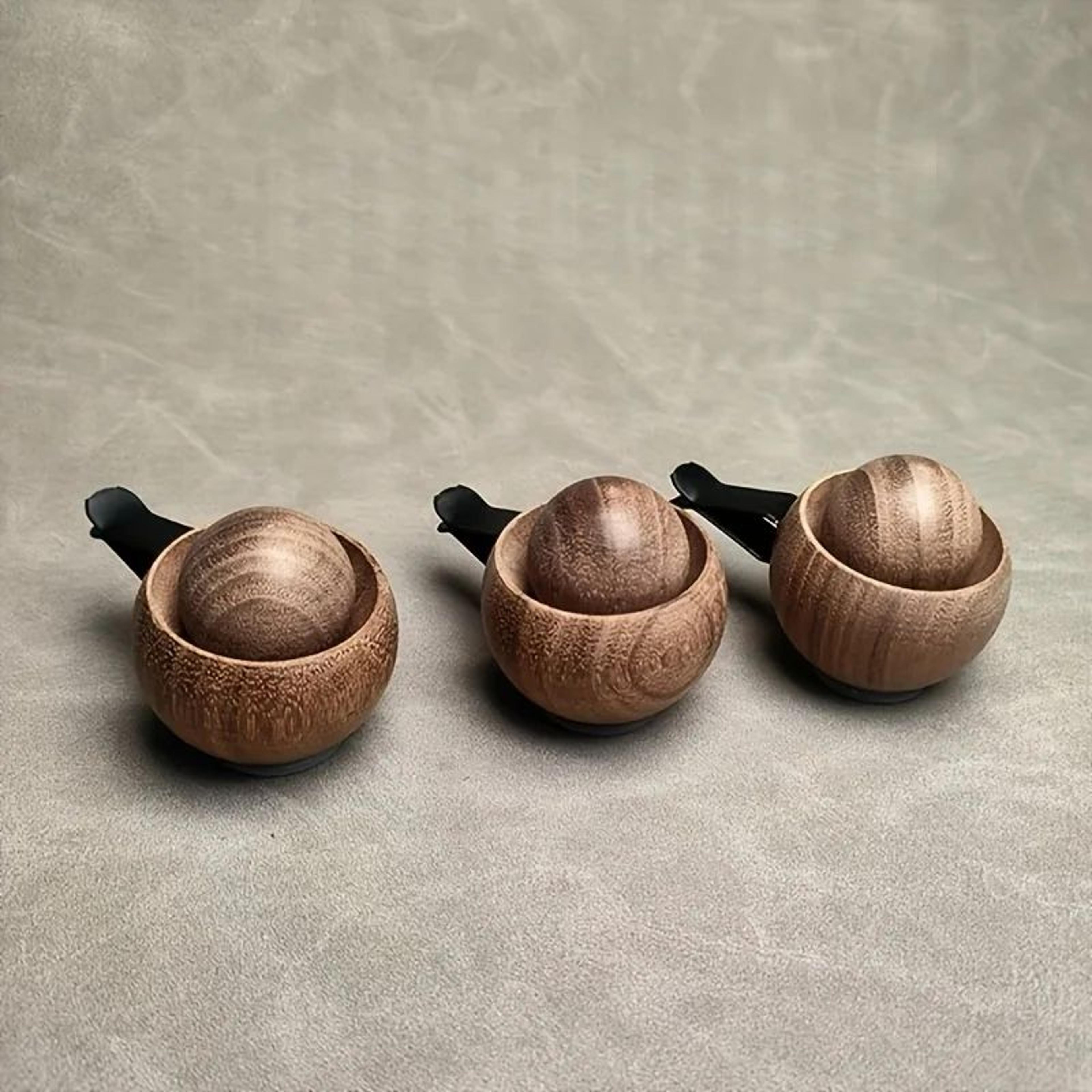 Natural Wood Mini Essential Oil Diffuser For Car And Home 3