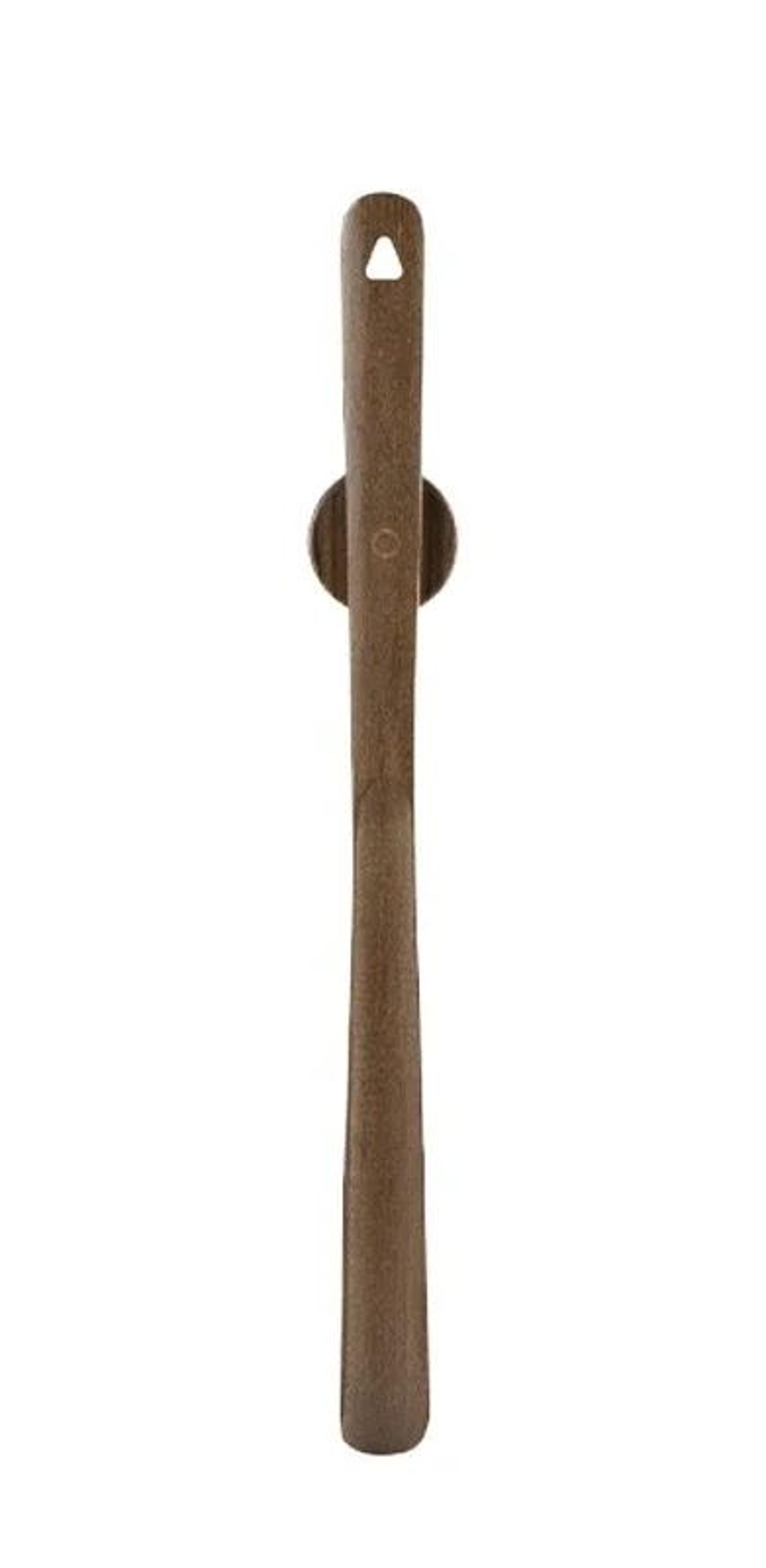 Magnetic Beech Wood Long Handle Shoe Horn With Wall Base 5