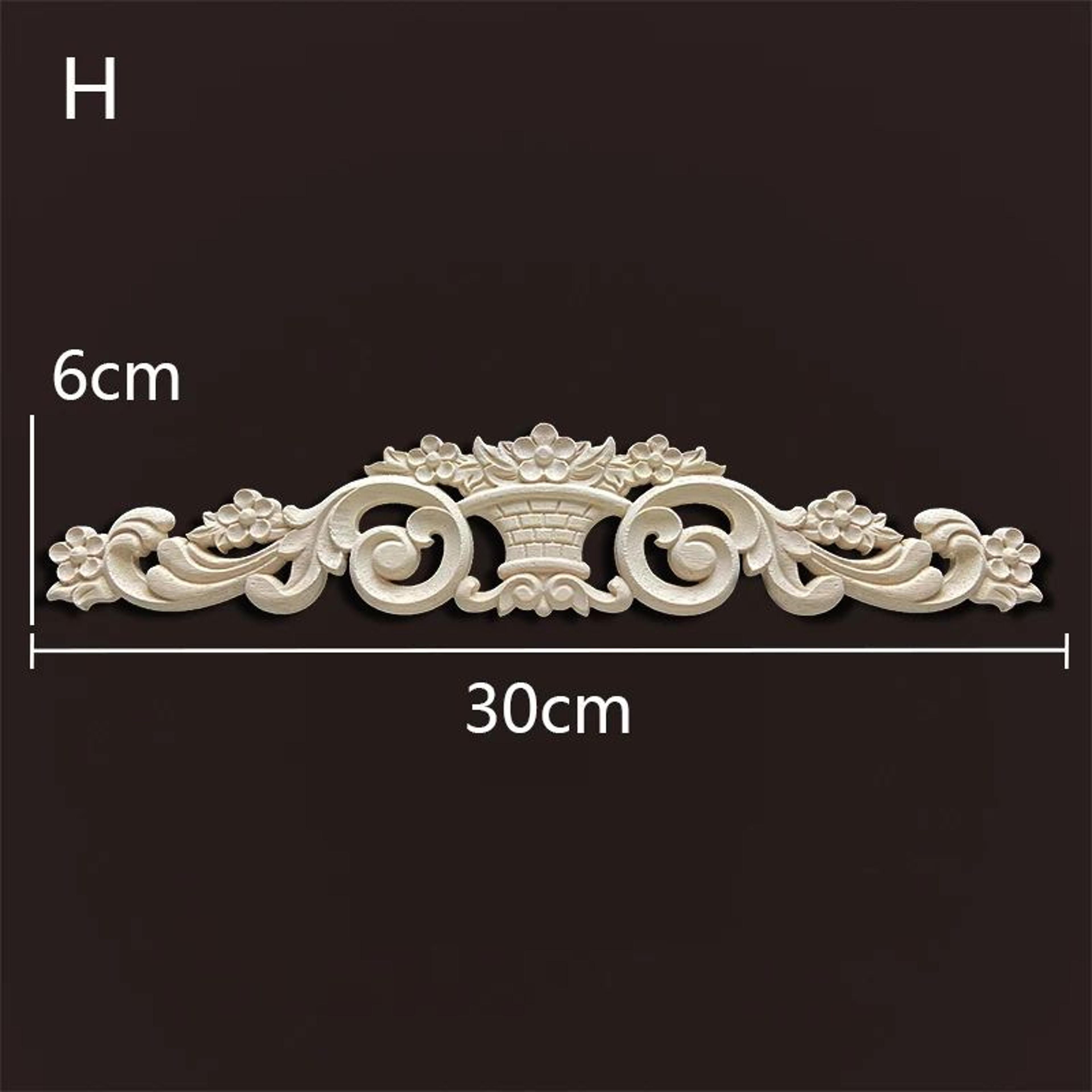 Elegant Vintage Wood Appliques For Furniture  Home Decor 10