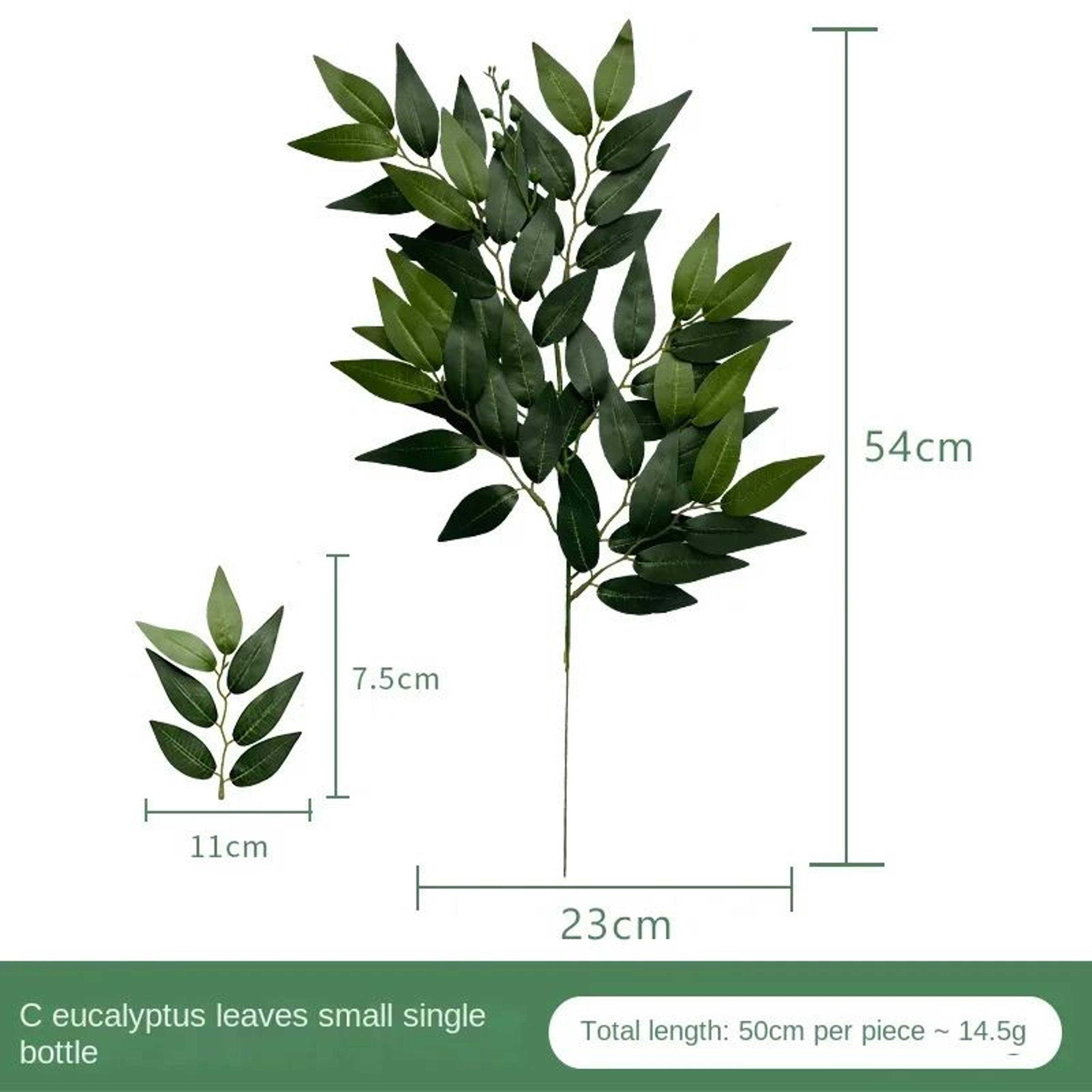 Lifelike Artificial Eucalyptus Stems For Elegant Home  Wedding Decor 2