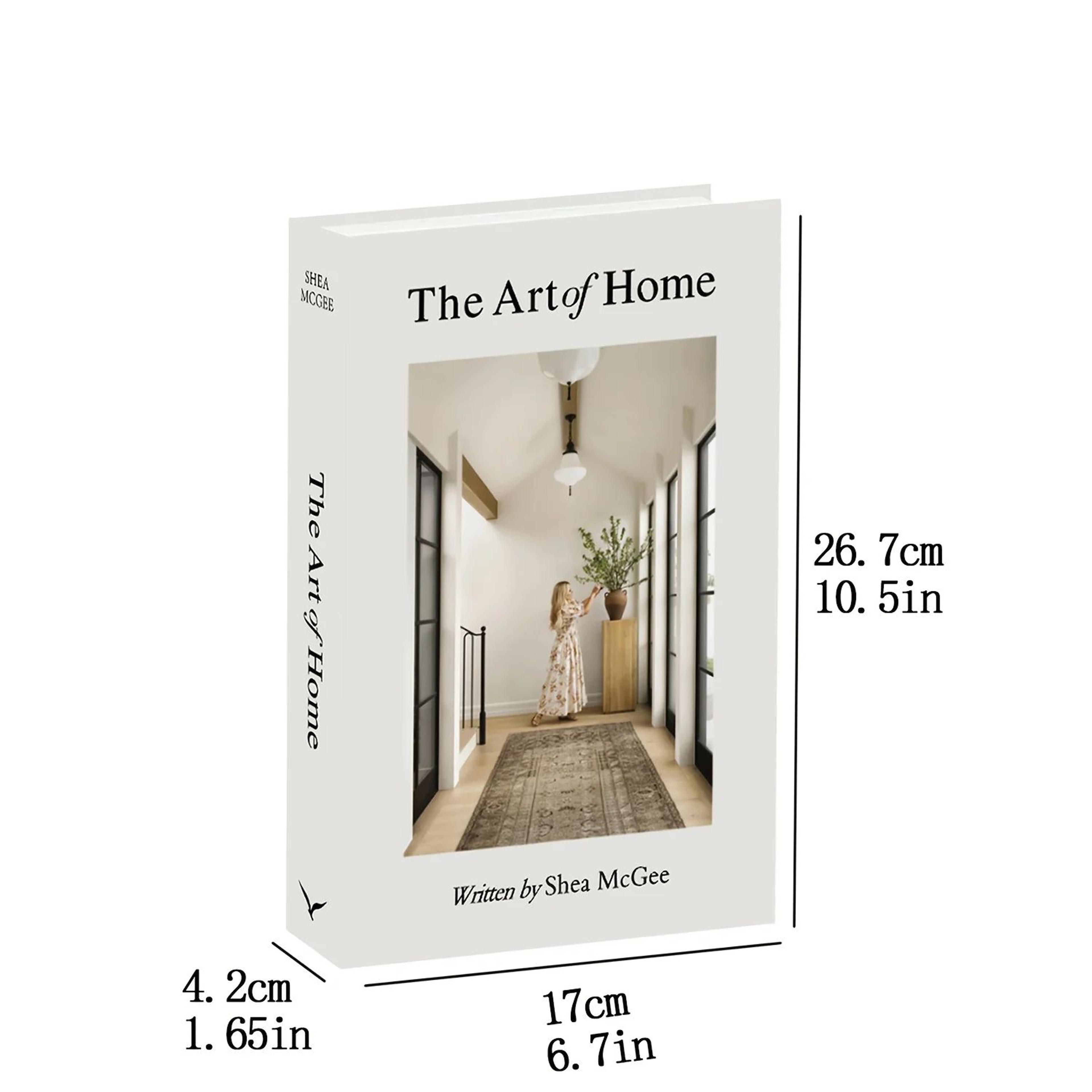 Neutral Decorative Fake Books Set Of 3 For Coffee Table Decor And Bookshelf Styling 4